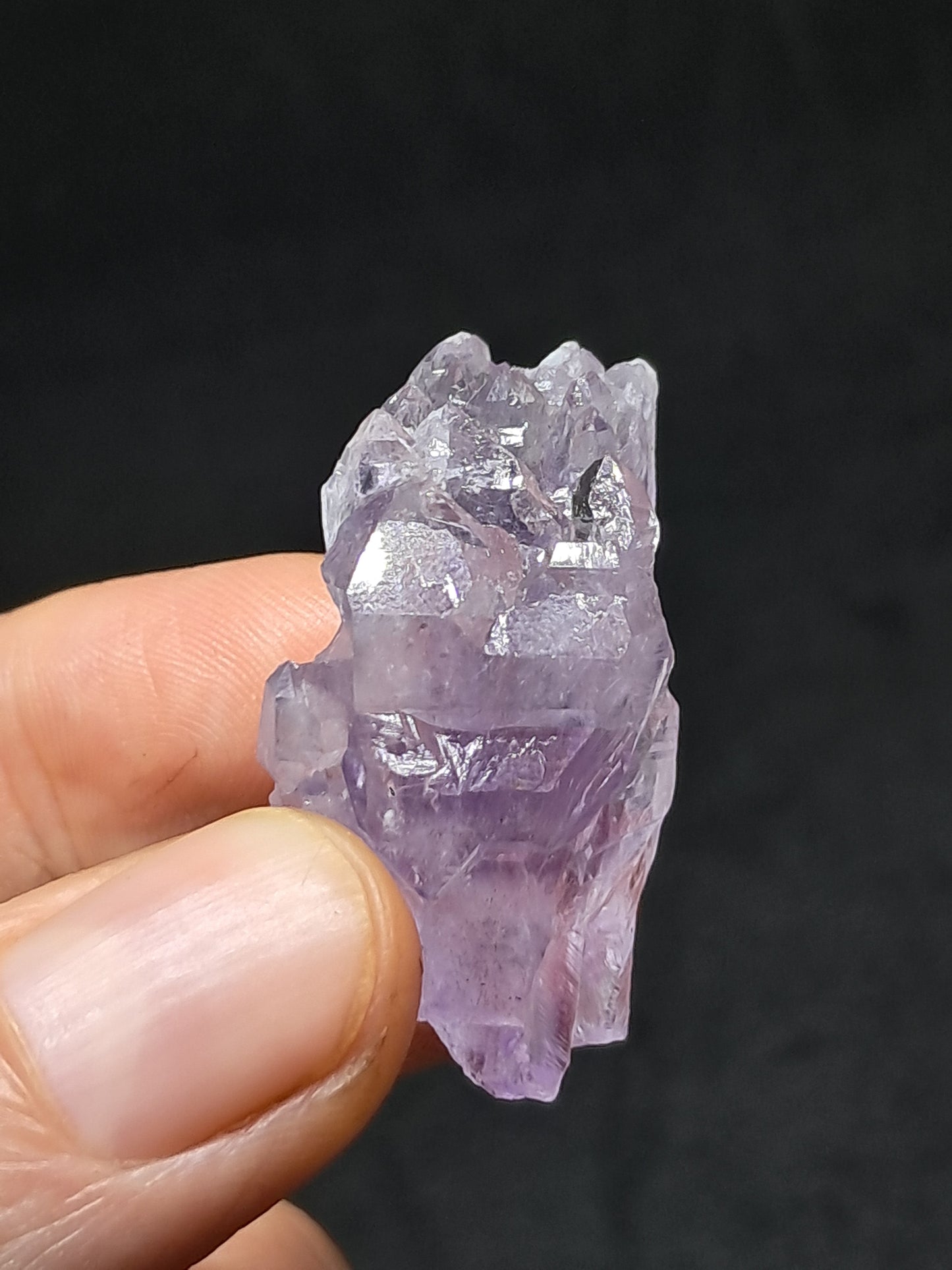Amatista Elestial (Karur) | Cristal en bruto | Piedra Natural | Espécimen mineral #KA115