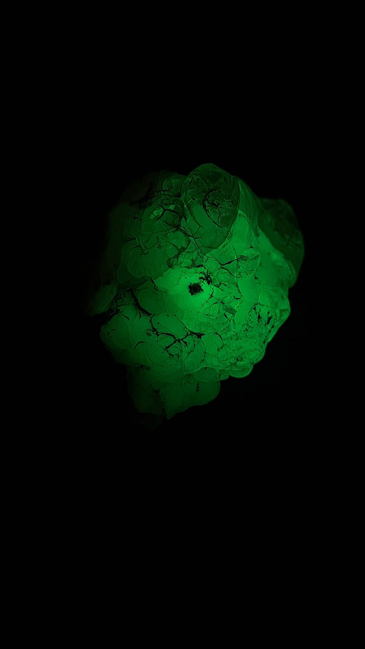 Hyalite Opal on Matrix (Mexico) Rough Crystal Stone | UV-Reactive Mineral Specimen #OH6