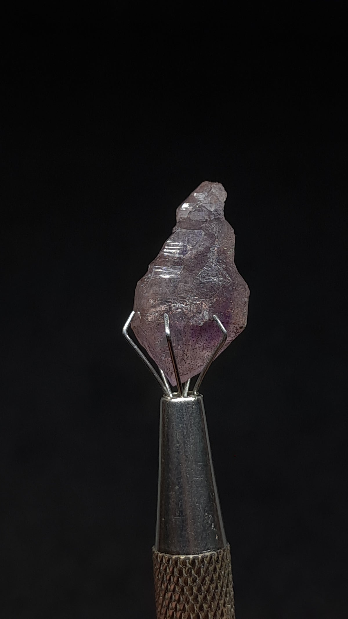 Quartz Amethyst Scepter | Hematite Goethite Phantom | Biterminated  #KA209