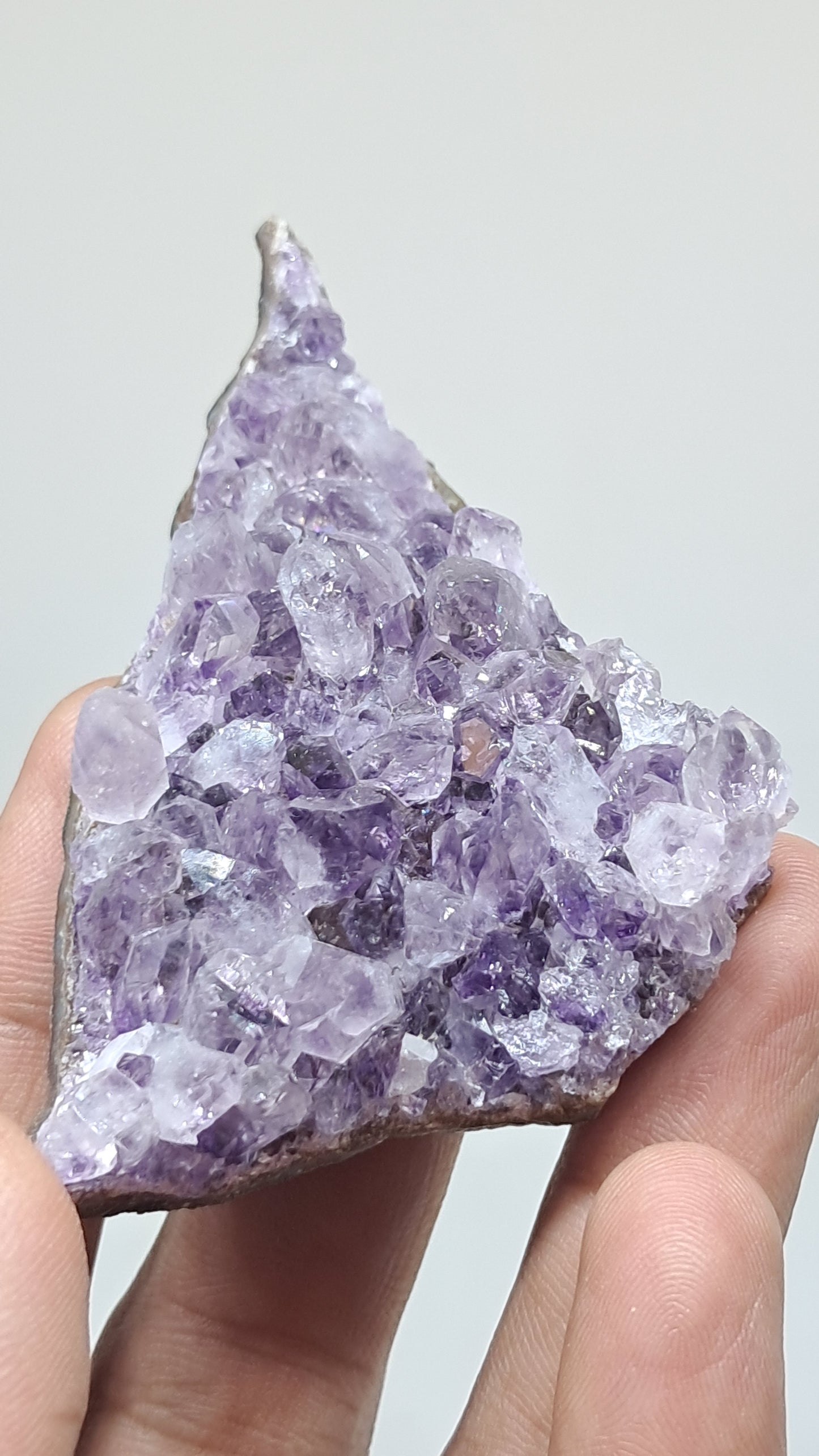 Amatista Morada Profunda (Brasil) | Drusa Natural | Mineral de Colección #AMB5