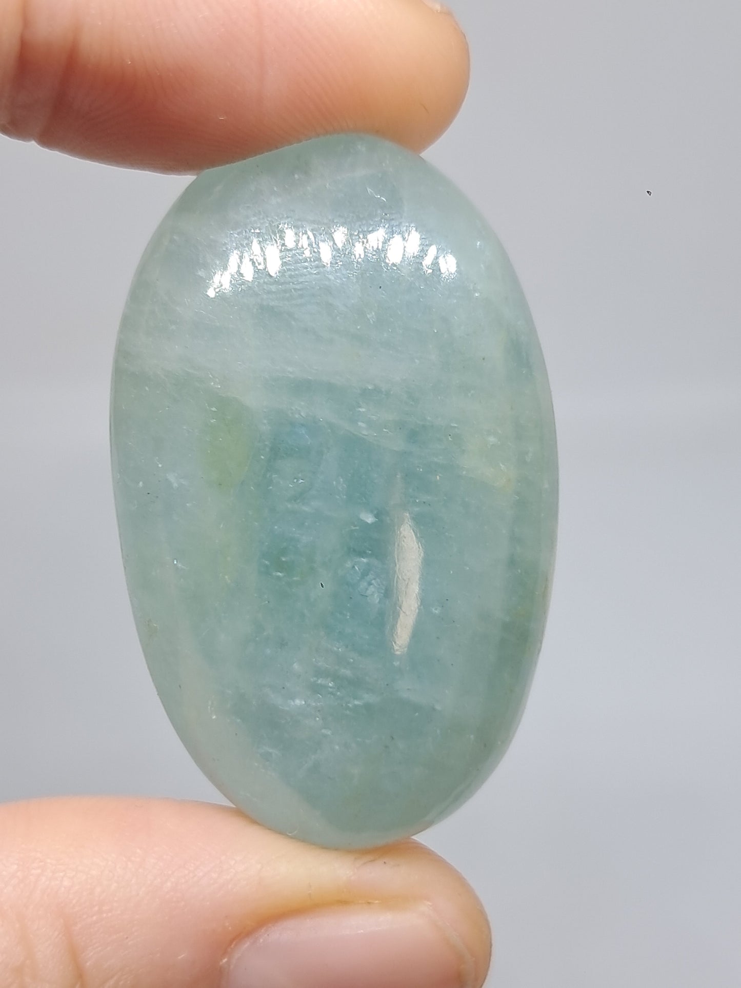 Aguamarina Palmstone | Piedra natural pulida | Buena calidad