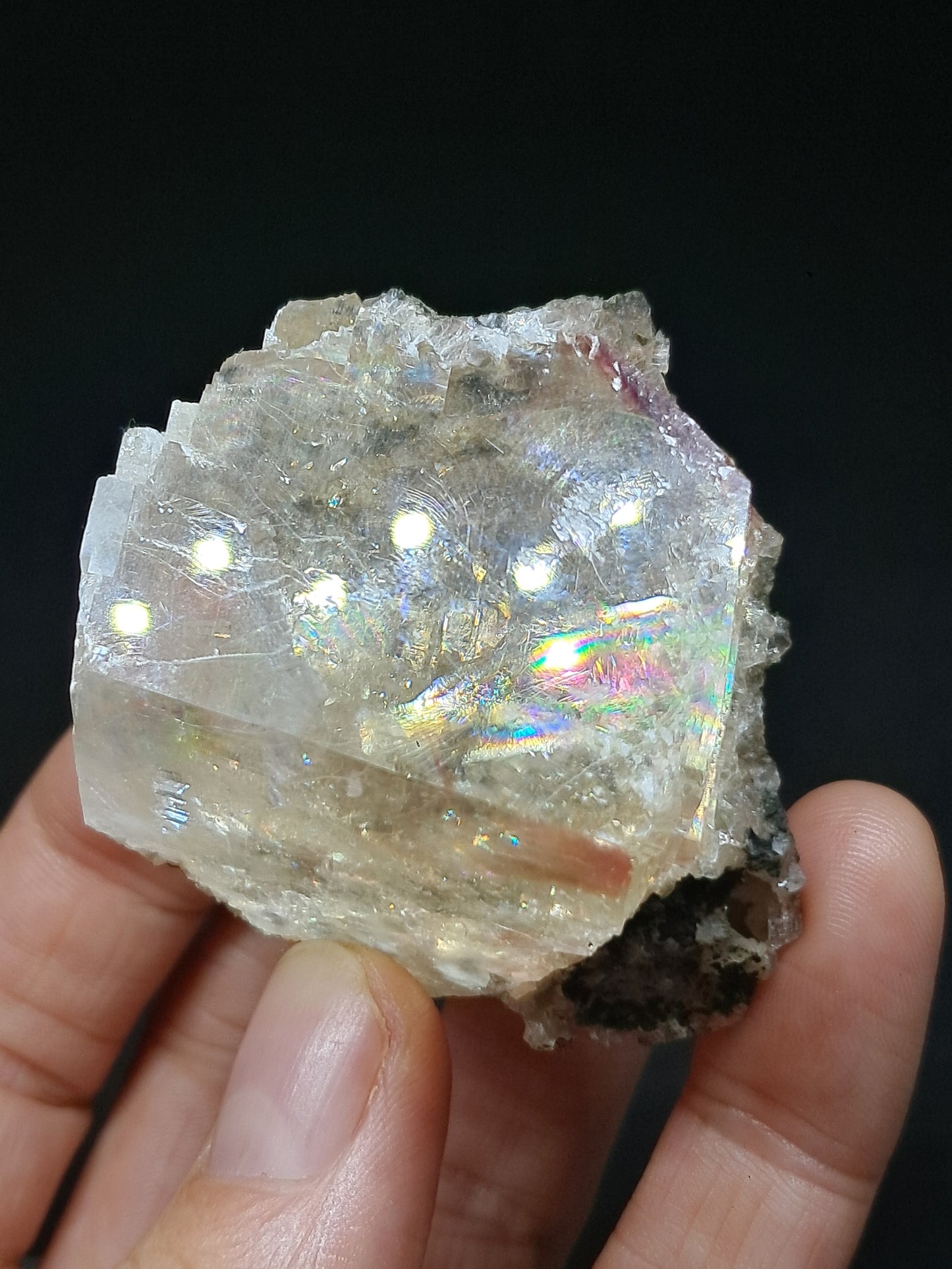 Calcita Frambuesa Mohosa *Hallazgo Raro* (Pithampur) Cristal Natural | Piedra Bruta | Muestra de Mineral #CA31