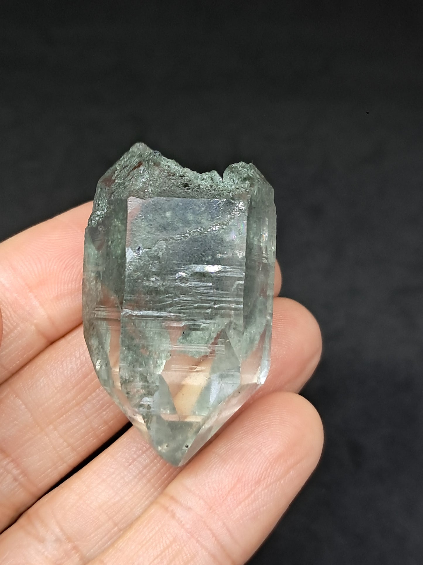 Chlorite Phantom Quartz (Kullu) Natural Crystal | Garden Chamanic #CQ82