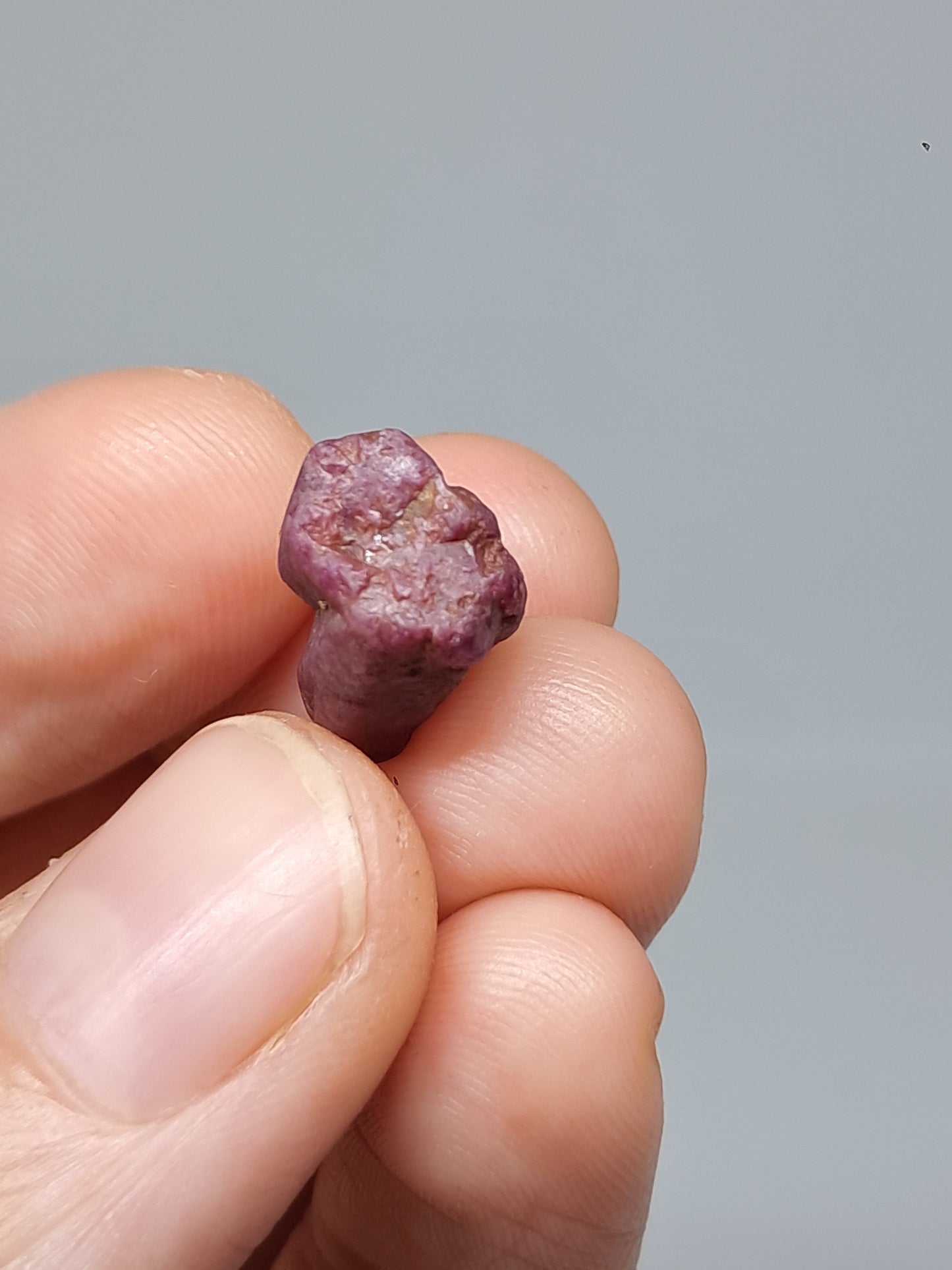 Rough Ruby Crystal (Tamil Nadu) Natural Stone | Mineral Specimen #RB20