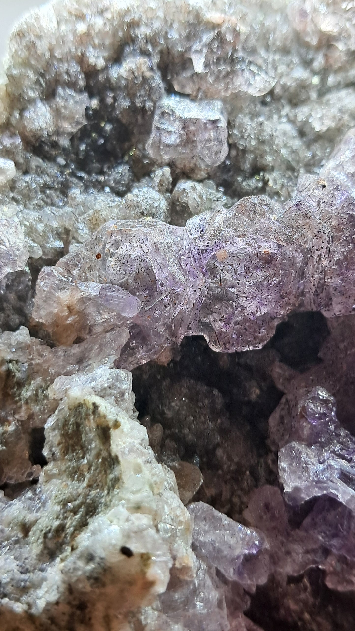 Karur Amethyst | Natural Skeletal Formation| Honeycomb Termination | Mineral Specimen #KA180