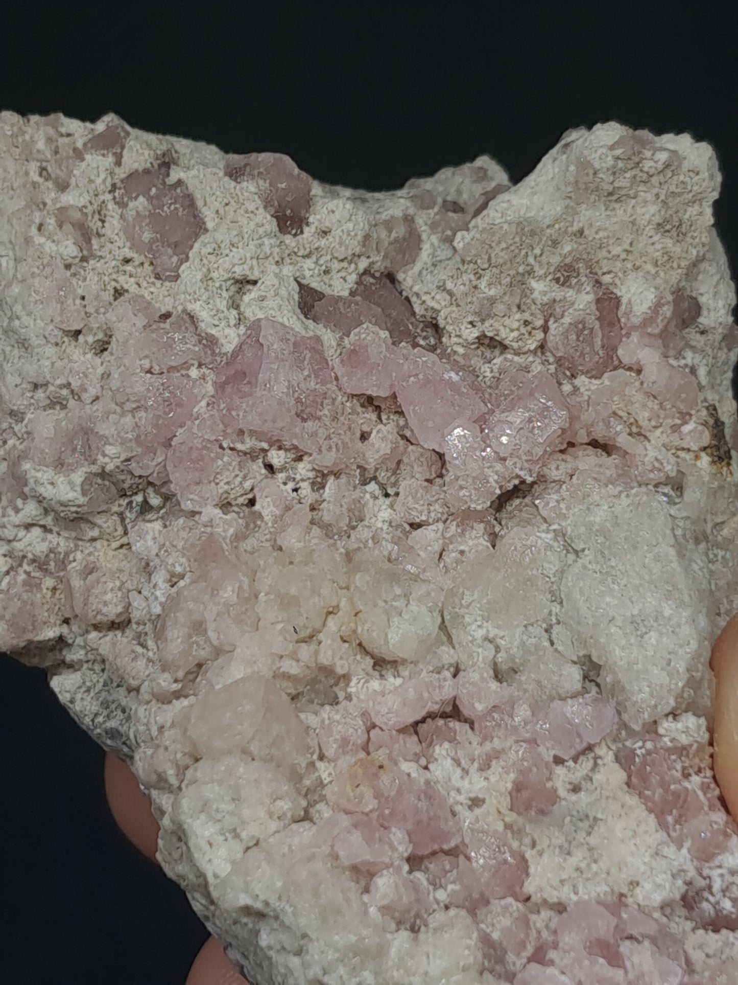Grossular Garnet on Matrix (Mexico) Pink Garnet Cluster |Rough Crystal Stone | Mineral Specimen #GR20