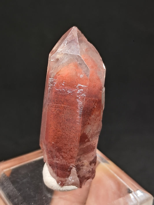 Hematite Phantom Quartz (Telangana) | Natural Crystal | Mineral Specimen #HPQ50