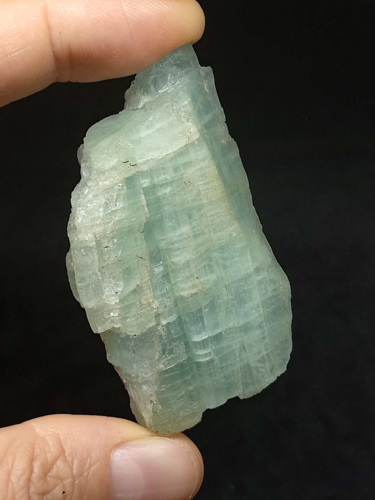 Aquamarine (Andhra Pradesh) Rough Natural Crystal | Mineral Specimen #AQM40