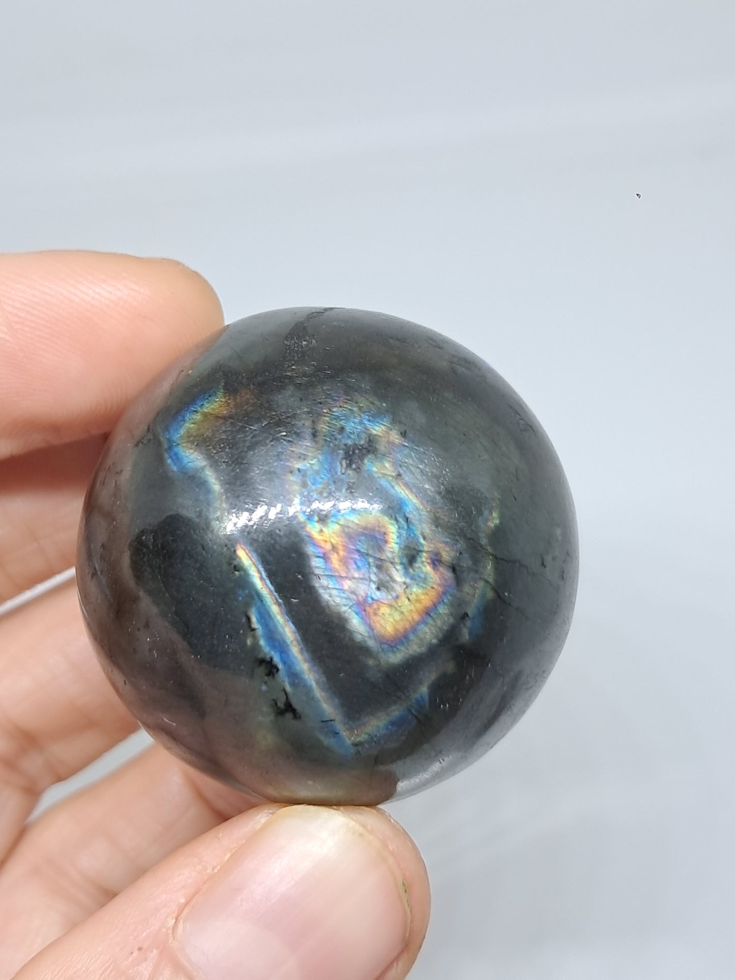 Labradorite Sphere (Madagascar) | Strong Flash | Polished Stone #LB11