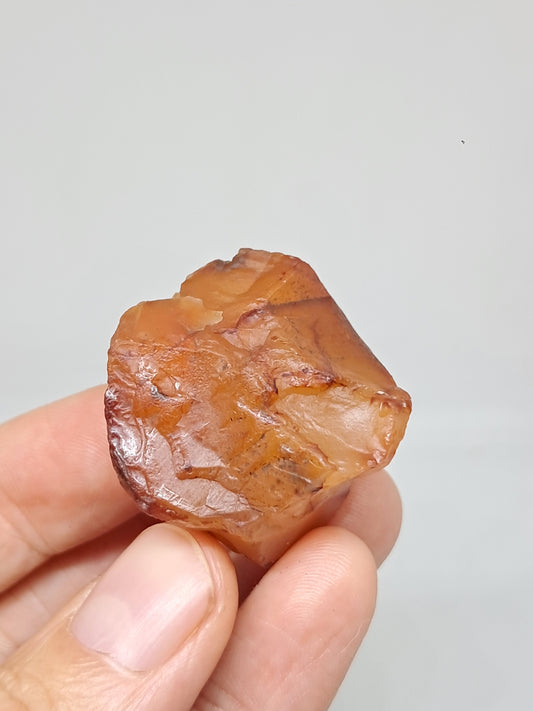 Cornalina en bruto (India) Piedra en bruto | Cristal natural | Espécimen mineral #CRN14