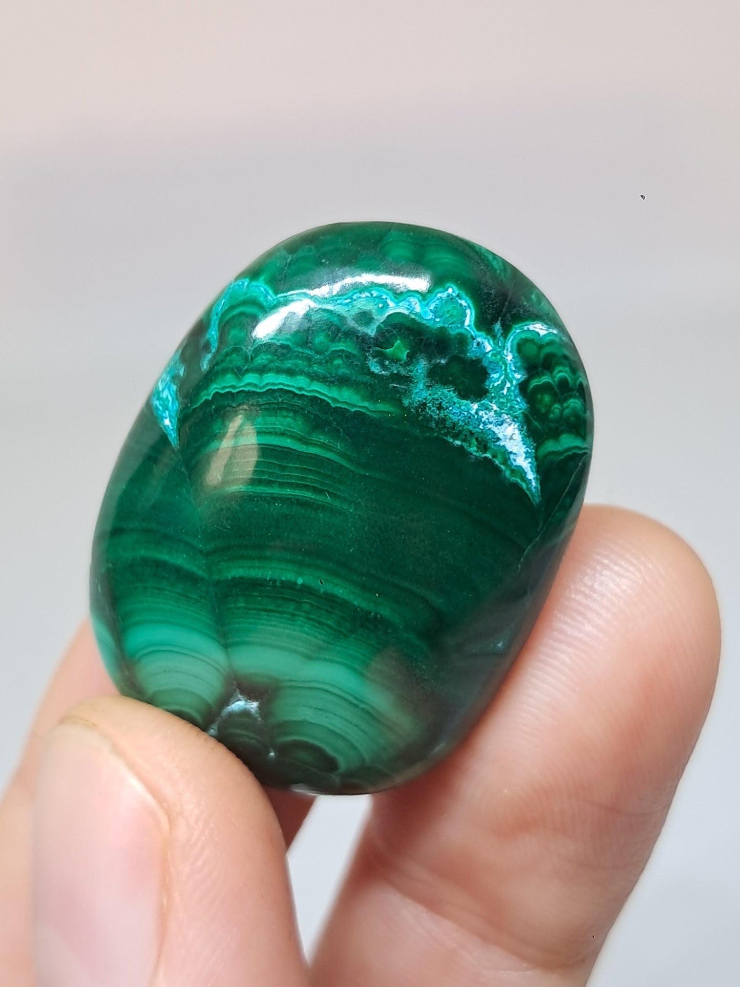 Chrysocolla w/ Malachite Tumble | Polished Free Form | Good Quality | Natural Stone