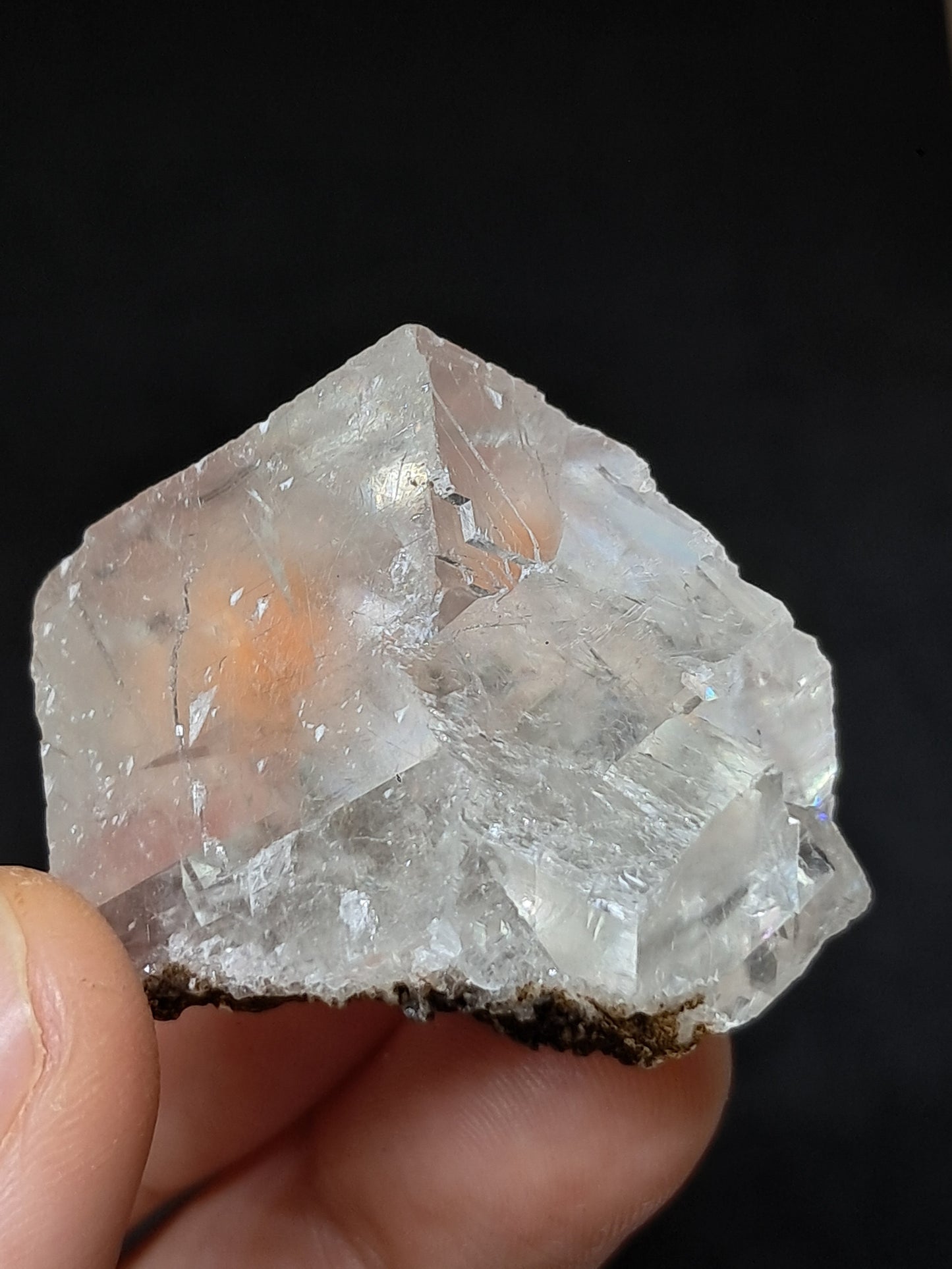 Calcita Rojiza/Rosa con Mesolita *Hallazgo Raro* (Pithampur) Cristal Natural | Piedra Bruta | Muestra Mineral #CA35