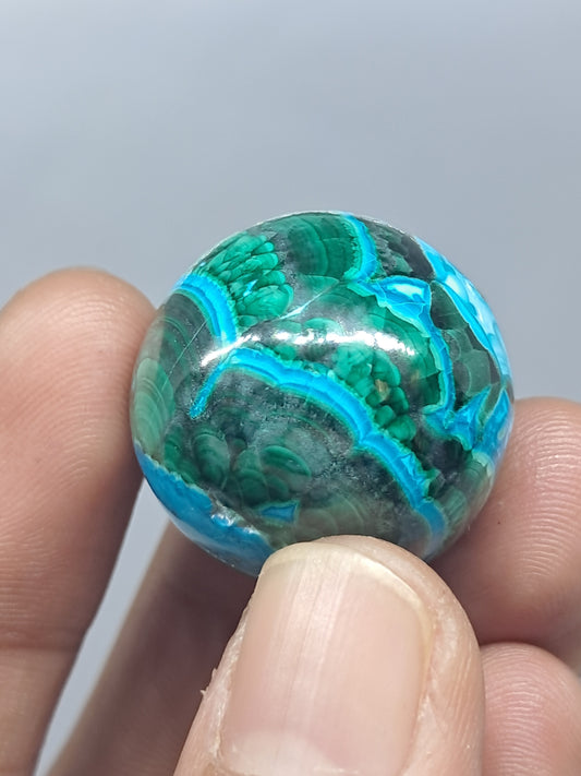 Chrysocolla Malachite Sphere | Polished Natural Stone | Good Quality #CM21