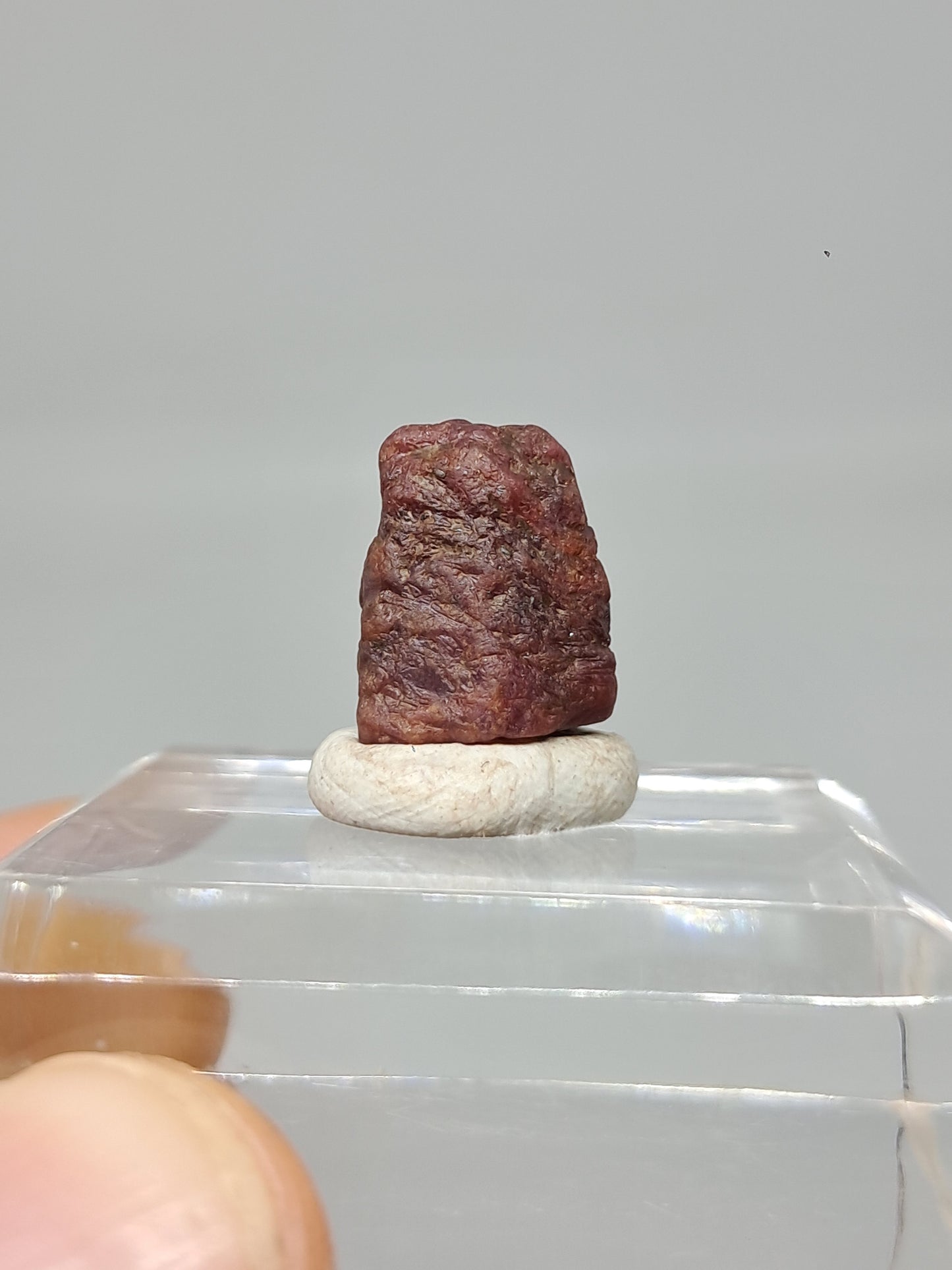 Rough Ruby Crystal (Tamil Nadu) Natural Stone | Mineral Specimen #RB18