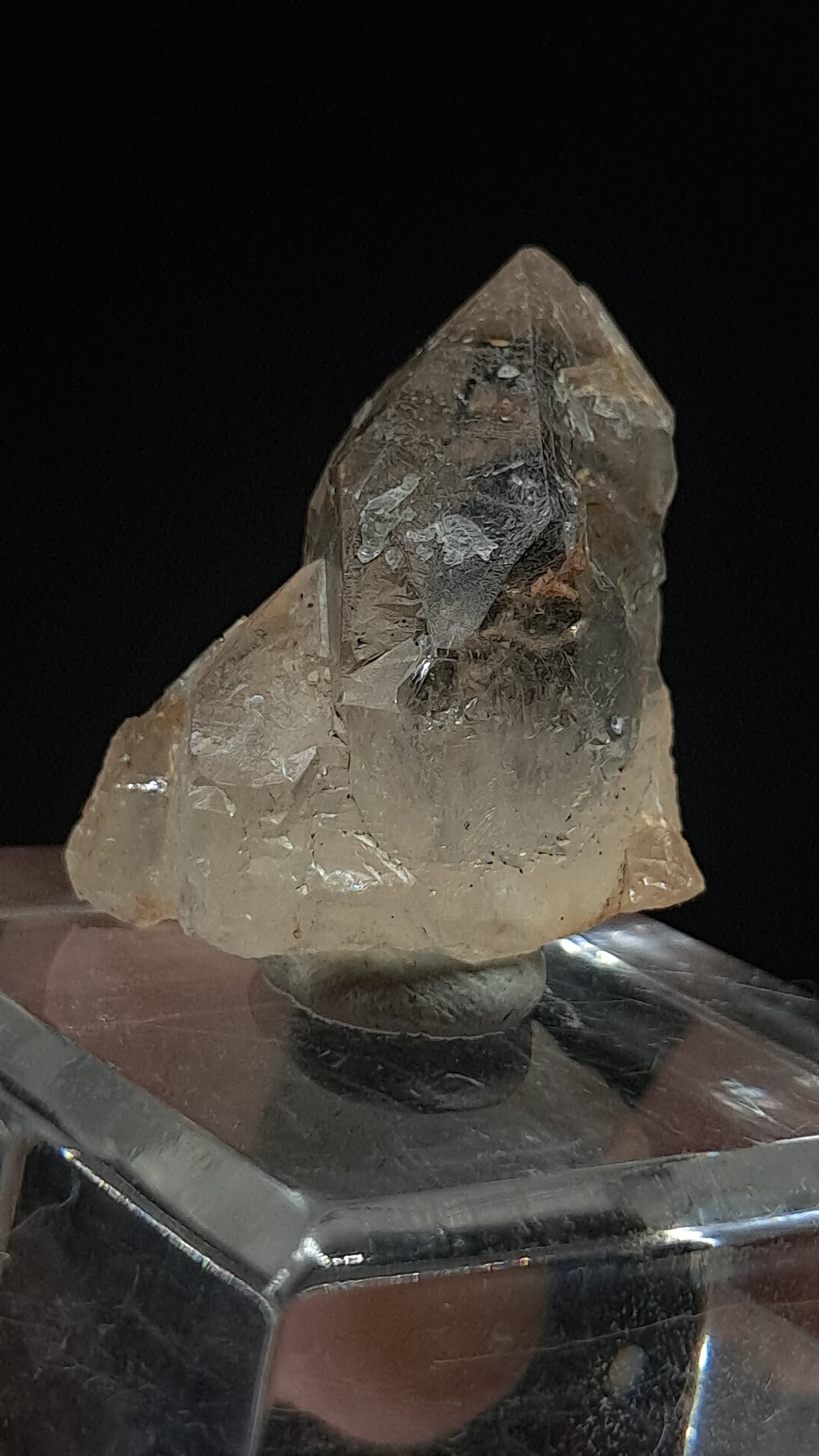 Smokey Elestial Quartz (Karur) Interesting Inclusions | Mineral Specimen #EQ30