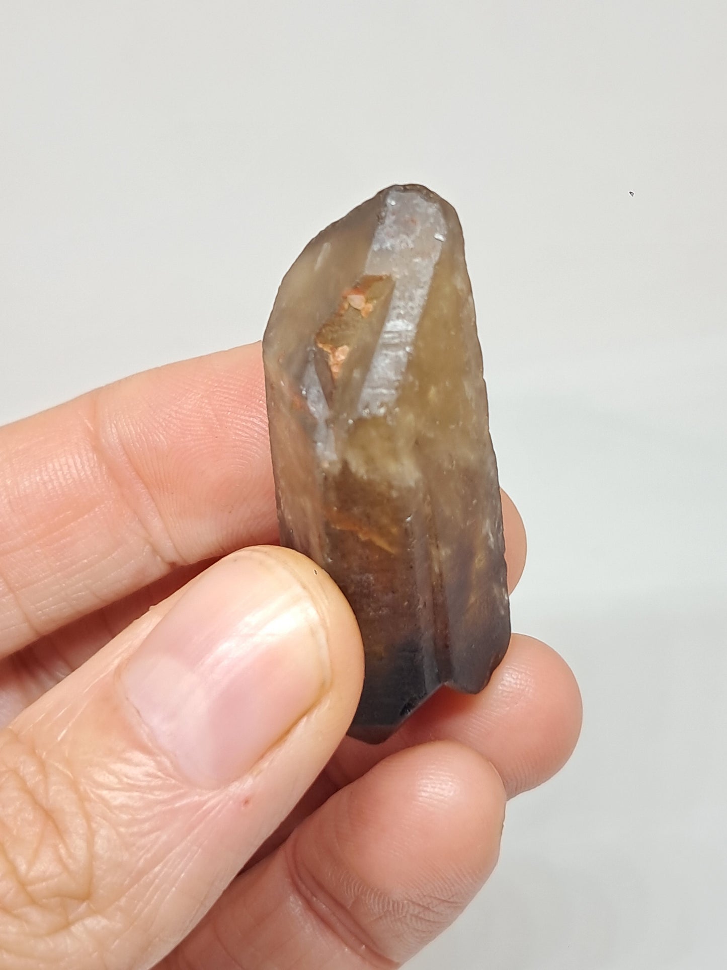Natural Citrine (DRC) Double Terminated Crystal Point | Mineral Specimen #CTN25