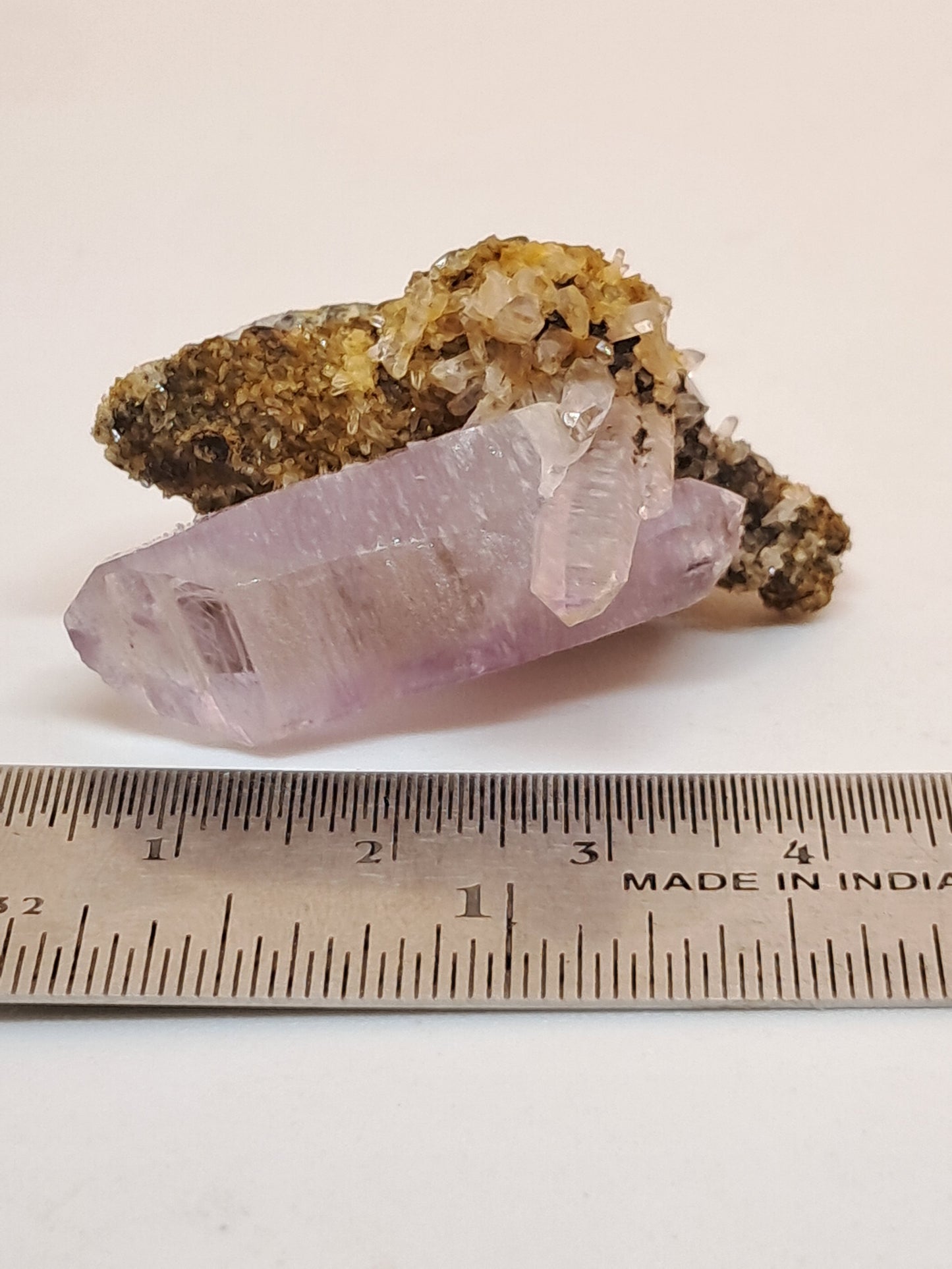Veracruz Amethyst Crystal Point on Matrix (Mexico) | Natural Cluster | Mineral Specimen #VA23