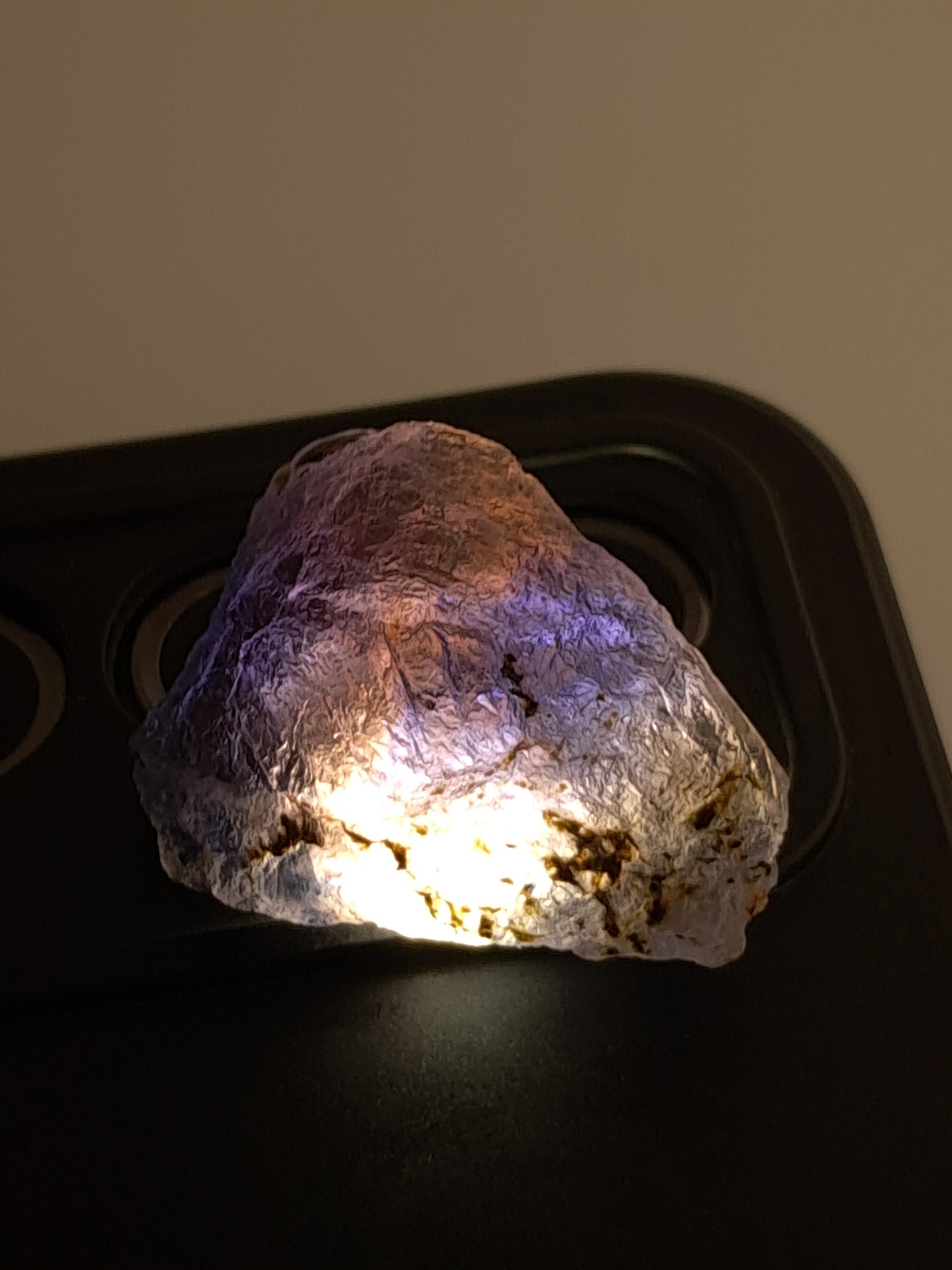 Rough Iolite Crystal w/ Hematite Inclusions (Karur) *Gem Quality* Cordierite | Excelent Pleochroism | Mineral Specimen #IO5