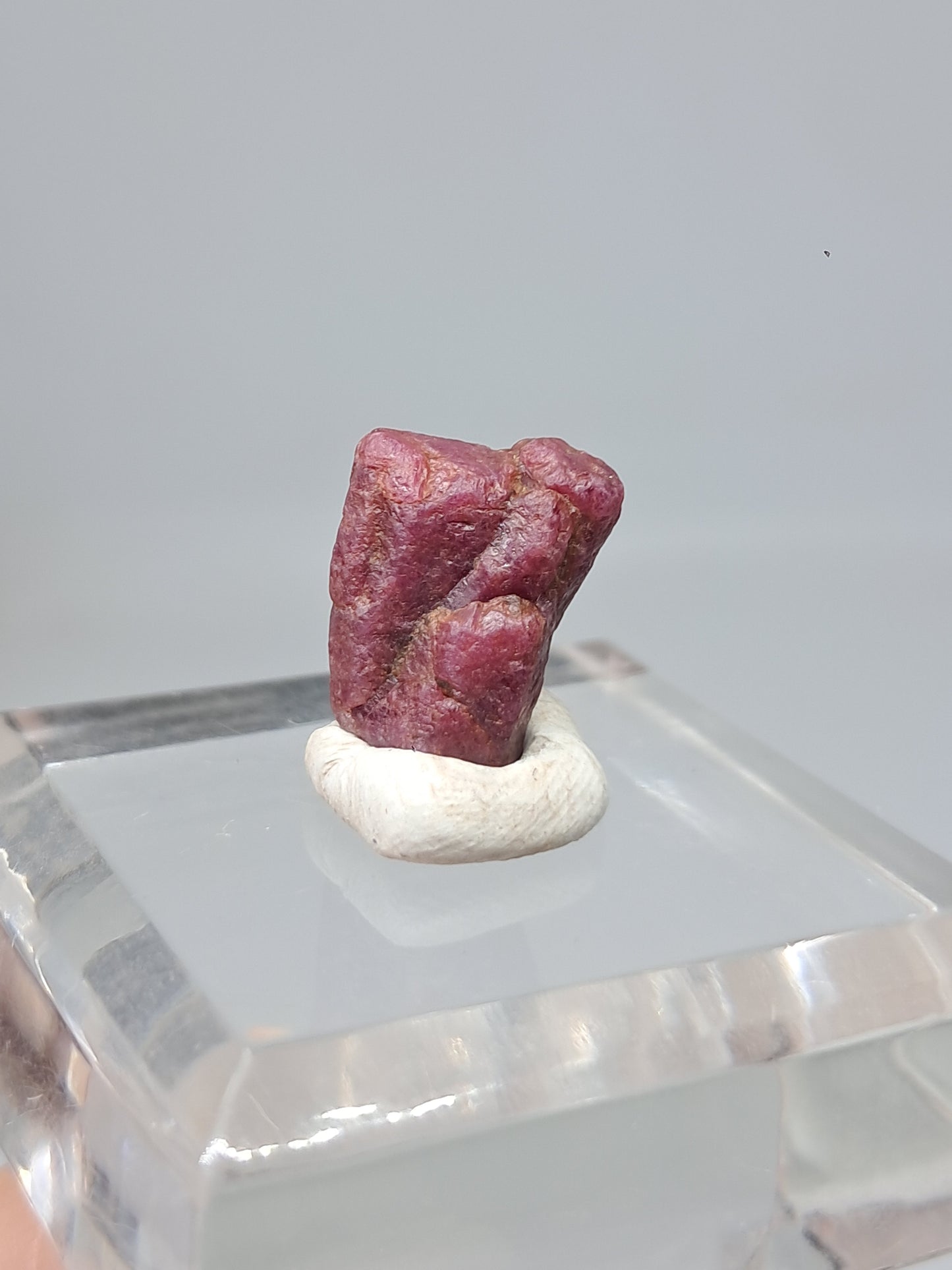 Rough Ruby Crystal (Tamil Nadu) Natural Stone | Mineral Specimen #RB20