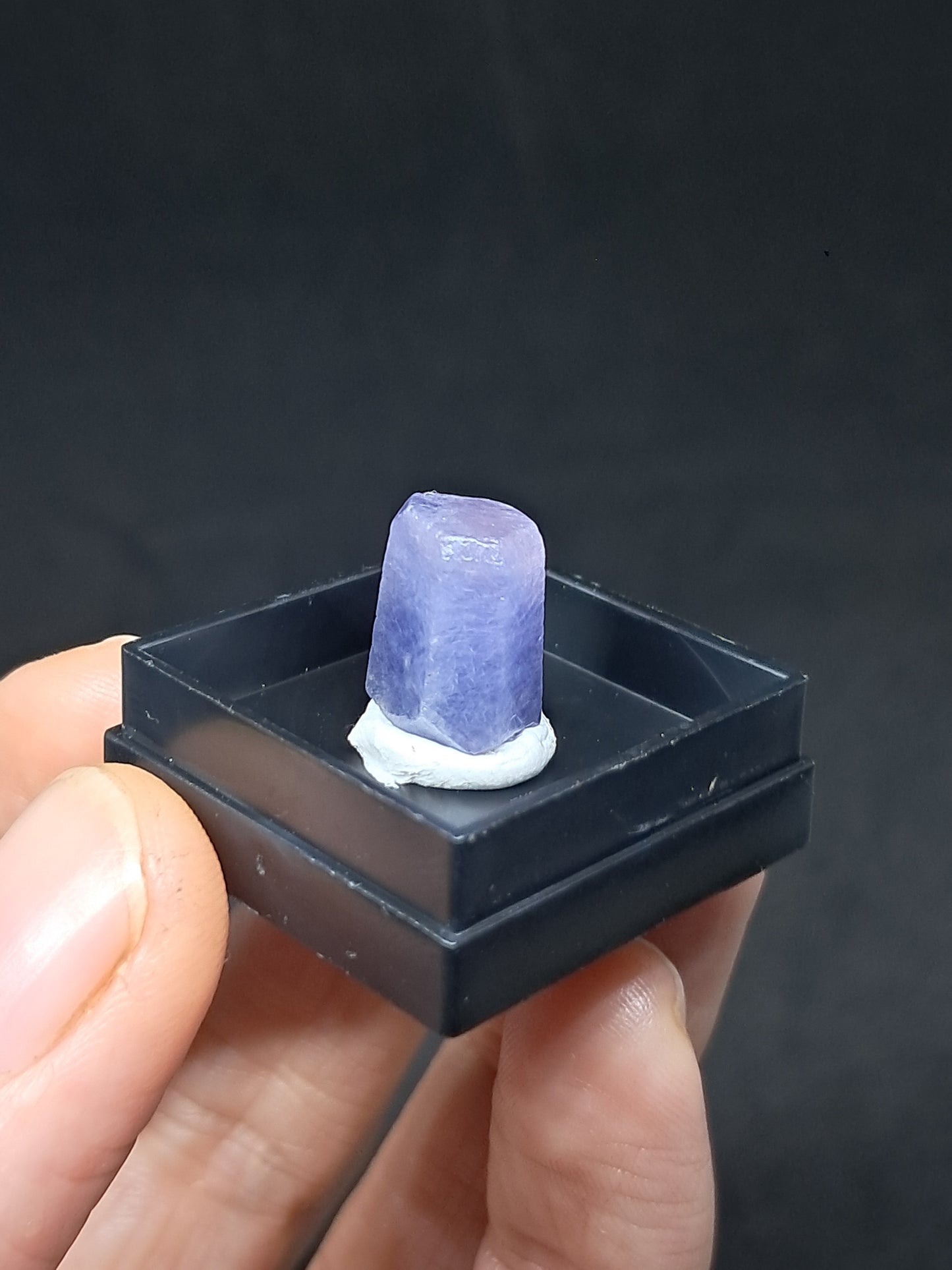 Natural Sapphire w/ Record Keeper (Madagascar) Rough Stone | Mineral Specimen #SP47