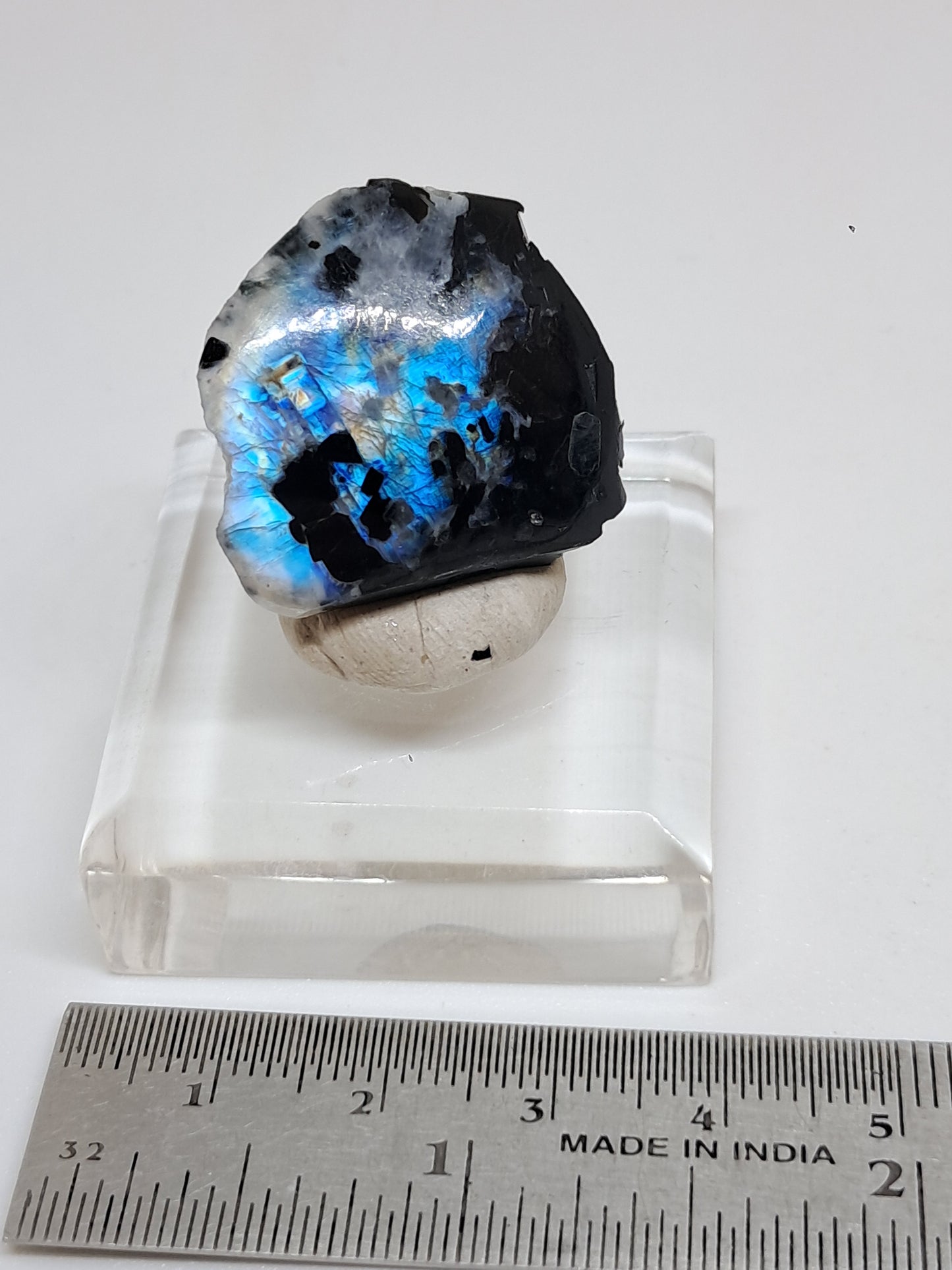 White Labradorite | Rainbow Moonstone *High Grade* (Tamil Nadu) Rough & Polished Stone | Natural Rock #MN21