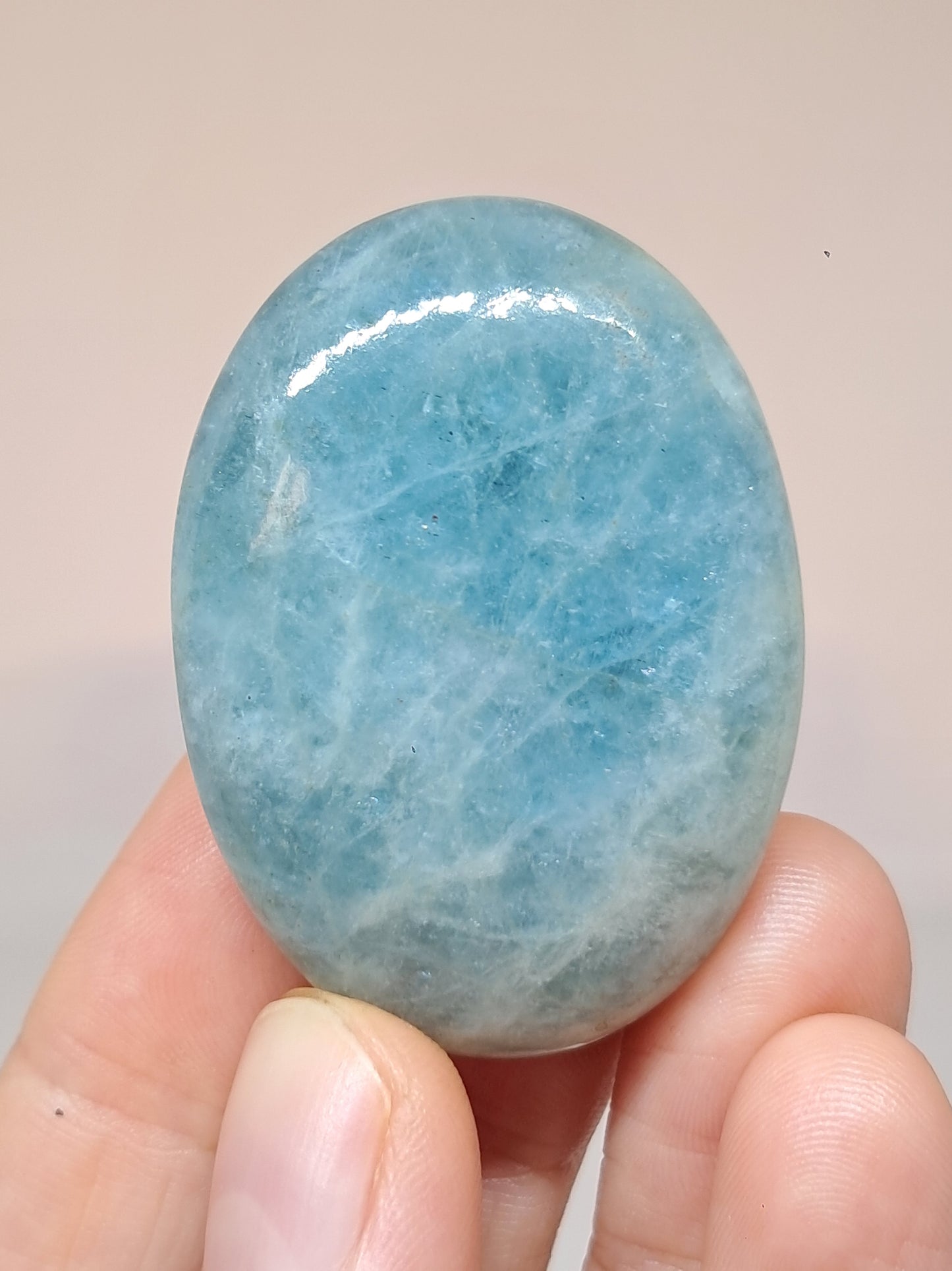 Aquamarine Palmstone | Polished Natural Crystal