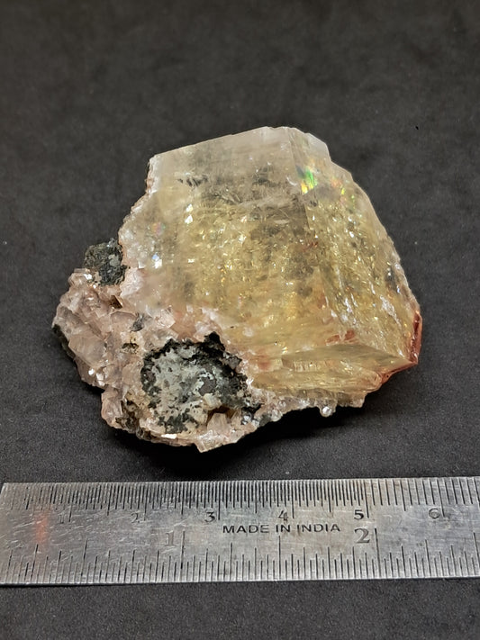 Moldy Raspberry Calcite *Rare Find* (Pithampur) Natural Crystal | Rough Stone | Mineral Specimen #CA31