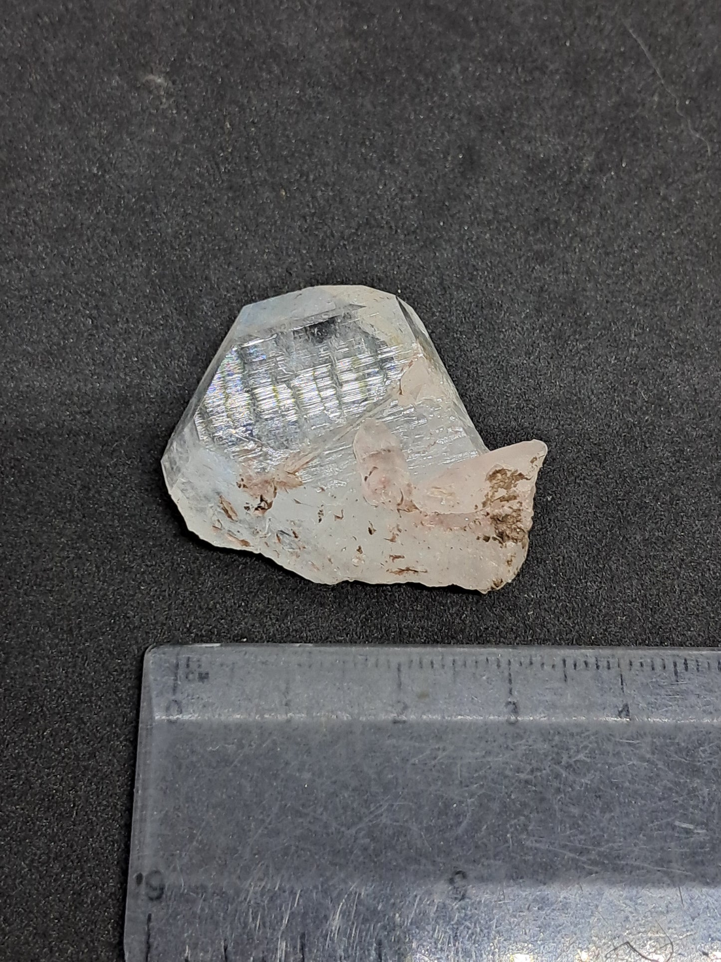Punta natural de cuarzo tabular Faden (Santander, Colombia) | Ejemplar mineral n.° COQ21