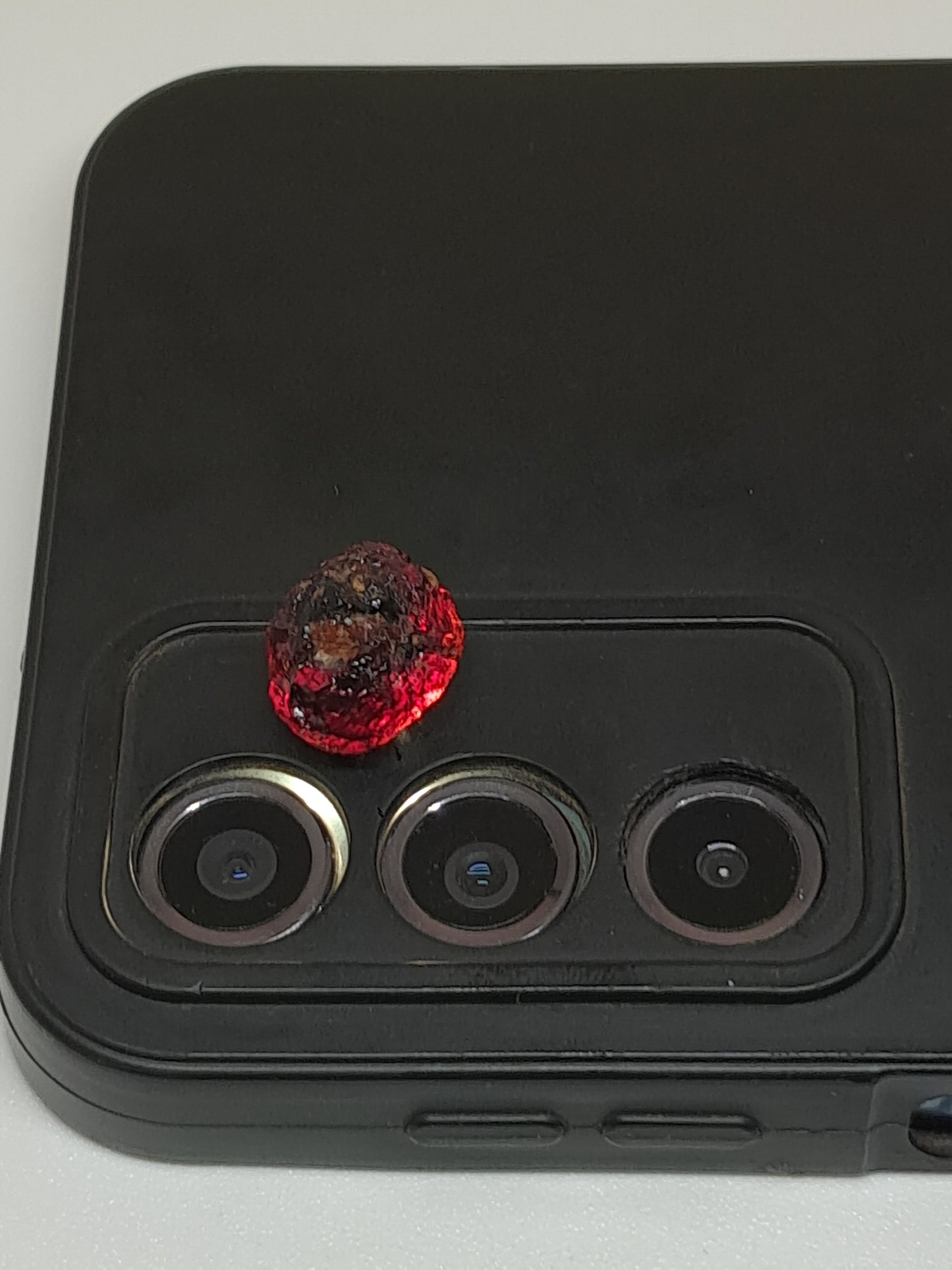 Red Garnet (Karur) Raw Crystal | Naturally Round Shaped | Rough Stone #RG11