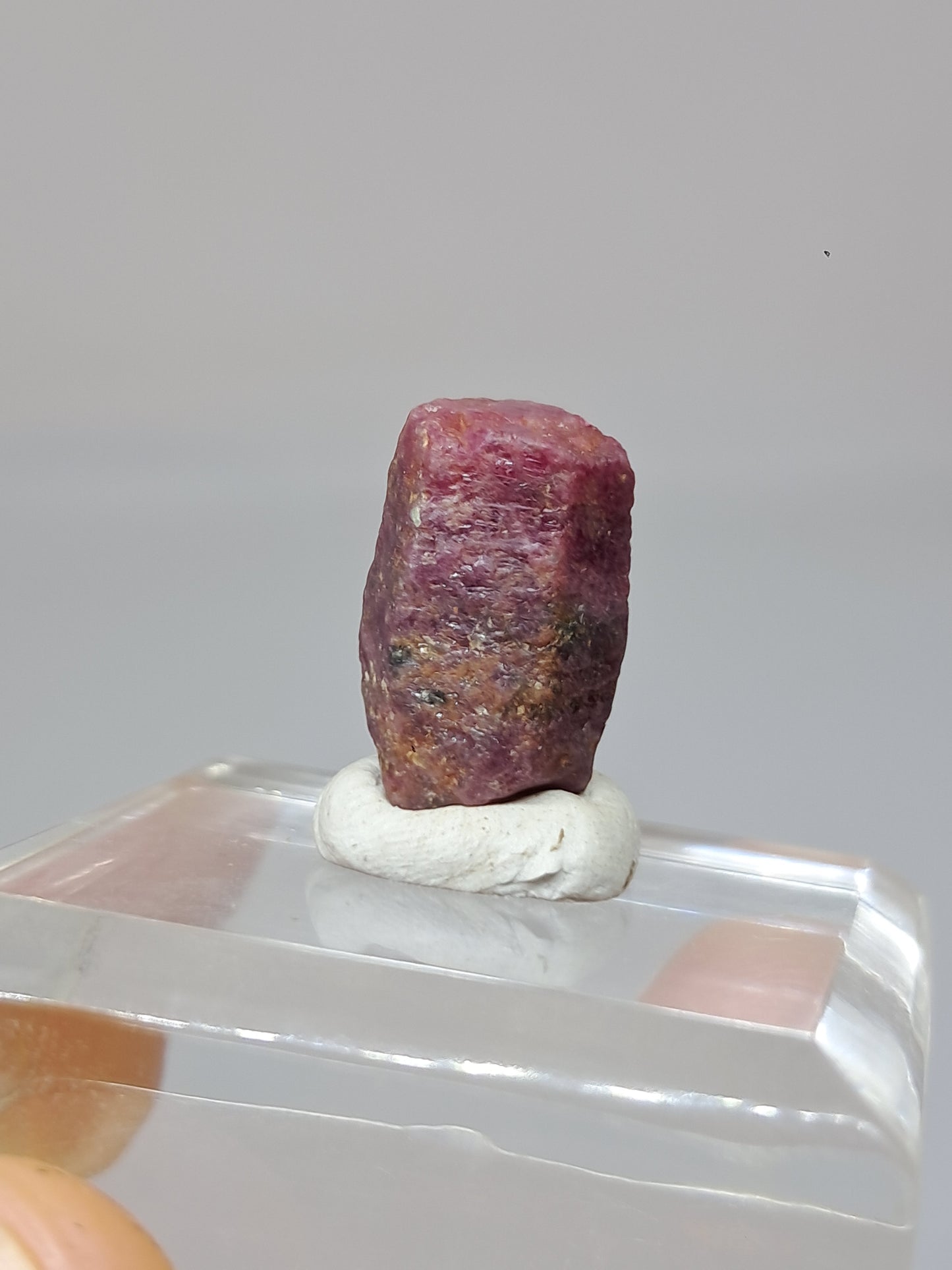 Cristal de Rubí en Bruto (Tamil Nadu) Piedra Natural | Muestra Mineral #RB30
