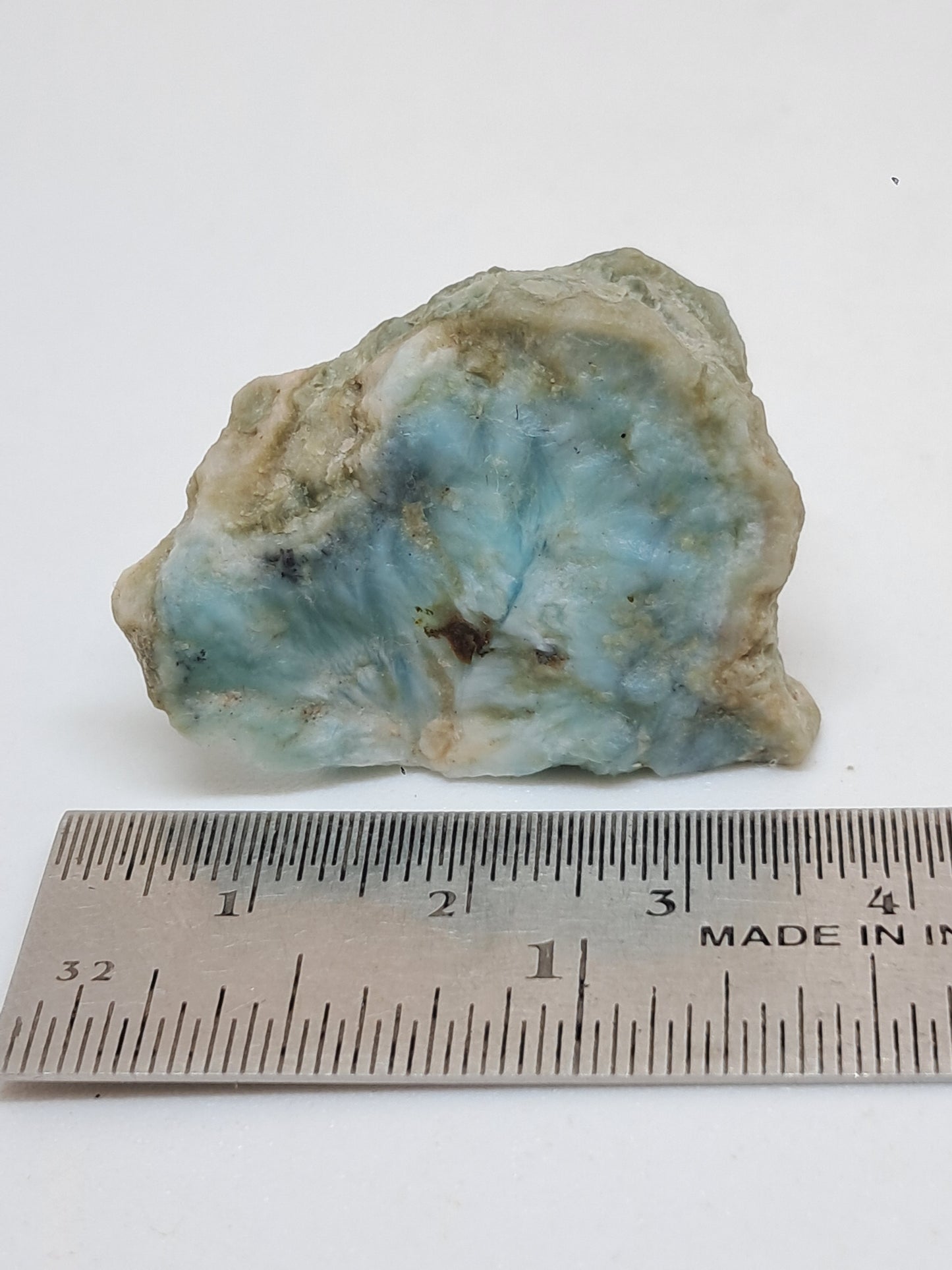 Larimar Raw Chunk (Dominican Republic) Rough Stone | Natural Rock #LM33