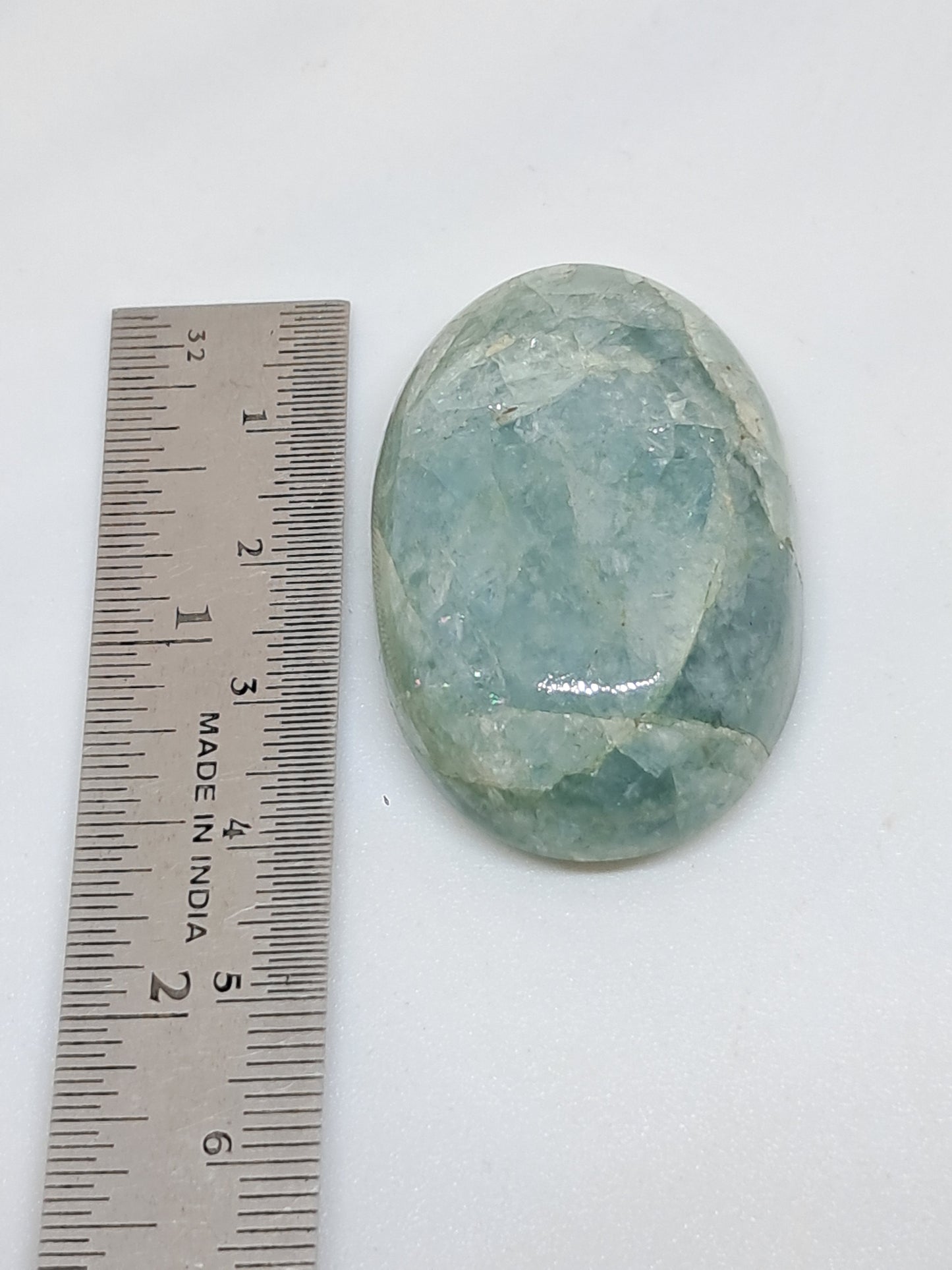 Aquamarine Cabochon Large Size | Polished Natural Stone