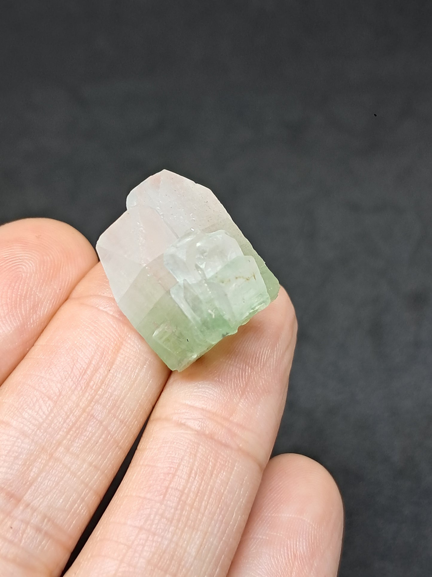 Green Apophyllite (Fluorapophyllite) (Ajanta) Natural Crystal | Mineral Specimen #GA40