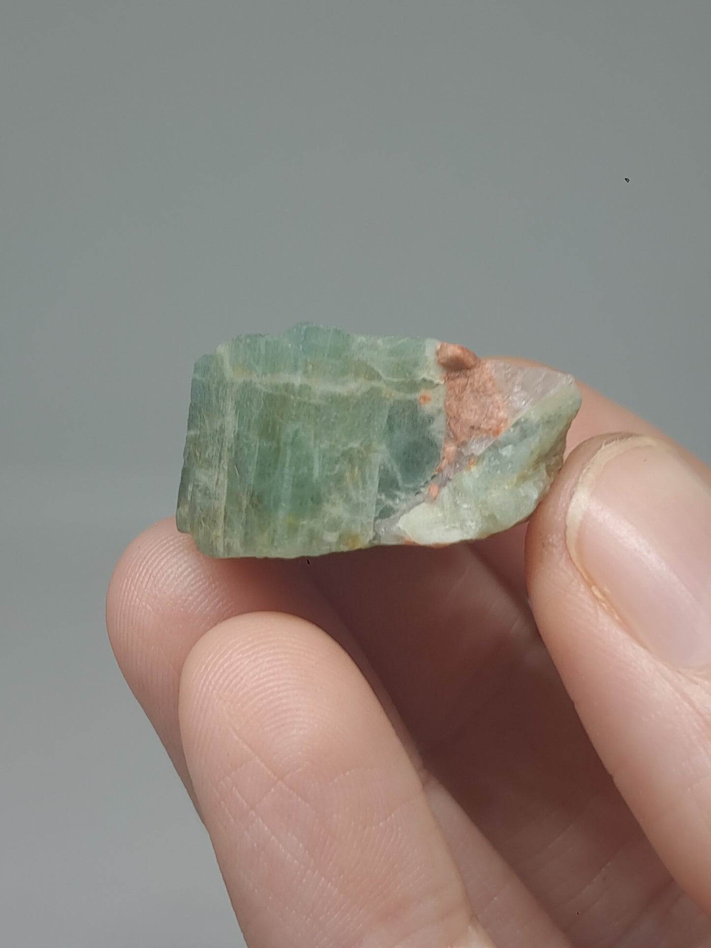 Aquamarine on Matrix (Karur) Rough Natural Crystal | Mineral Specimen #AQM49