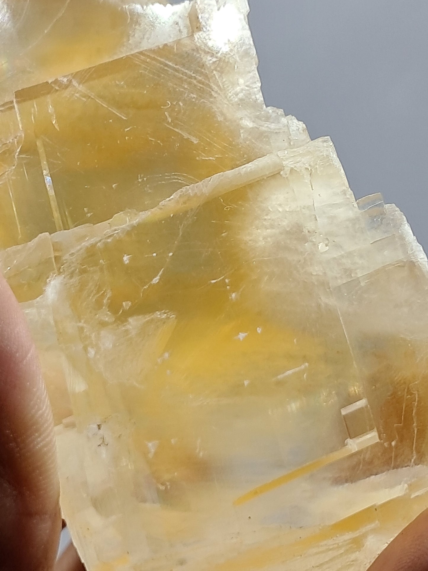Honey Calcite w/ Okenite (India) Rough Crystal | Natural Stone | Mineral Specimen #CA18
