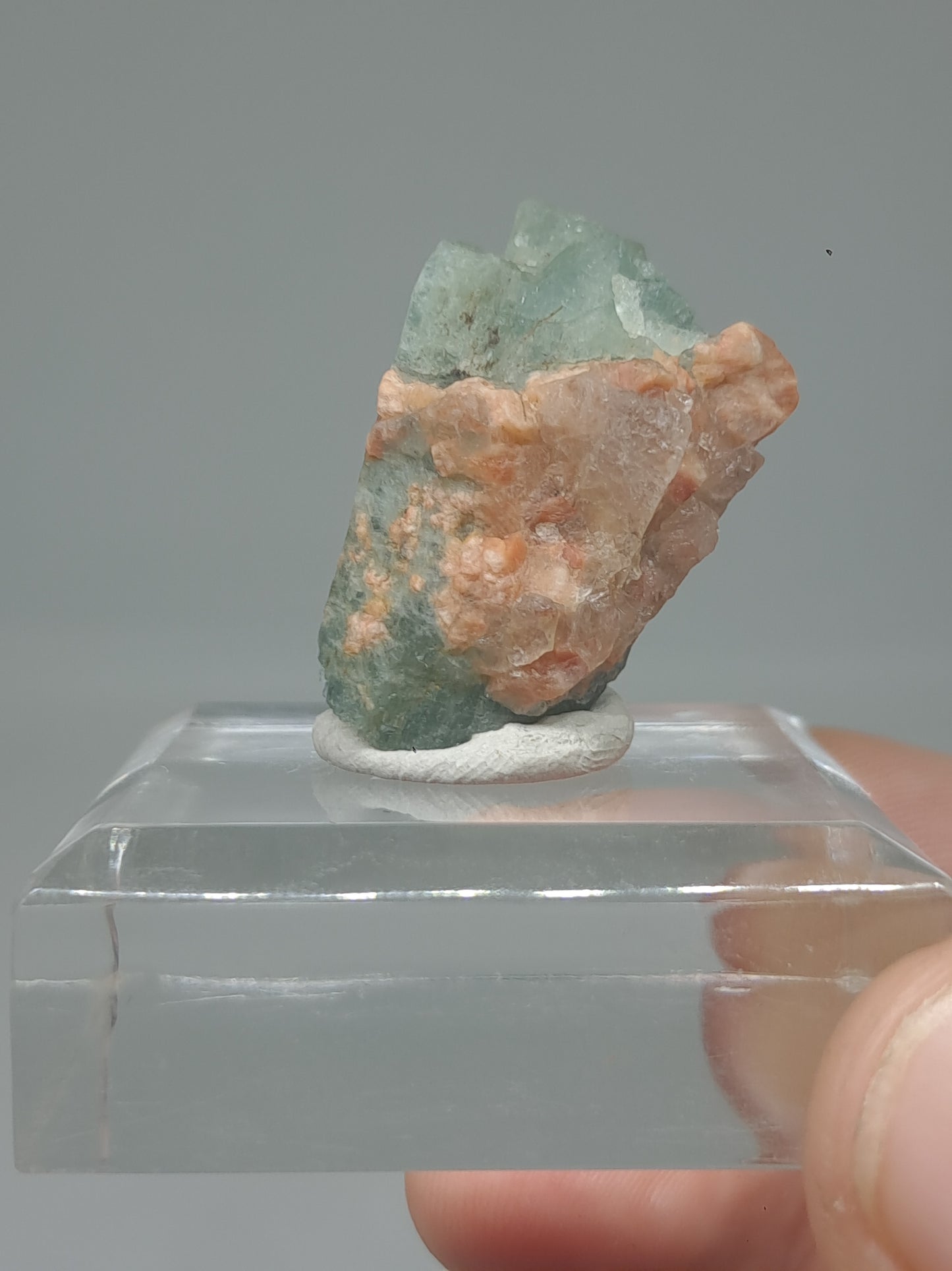 Aquamarine on Matrix (Karur) Rough Natural Crystal | Mineral Specimen #AQM48