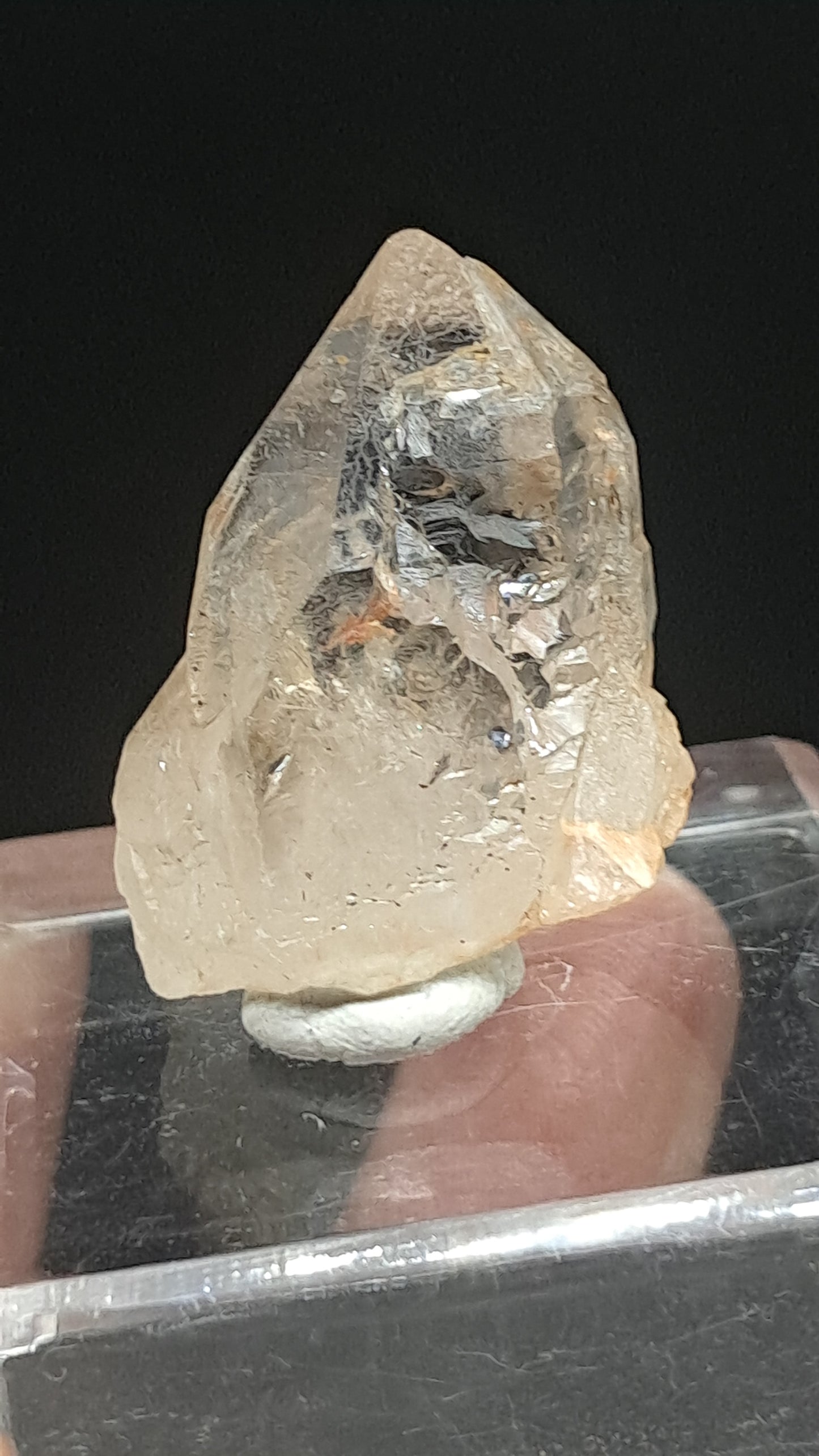 Smokey Elestial Quartz (Karur) Interesting Inclusions | Mineral Specimen #EQ30