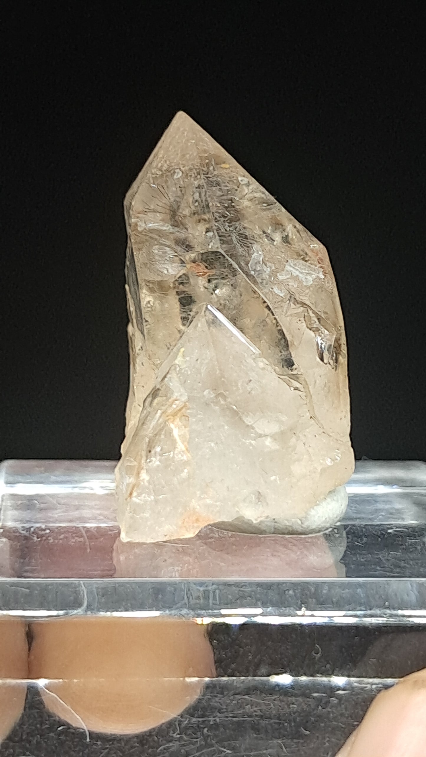 Smokey Elestial Quartz (Karur) Interesting Inclusions | Mineral Specimen #EQ30