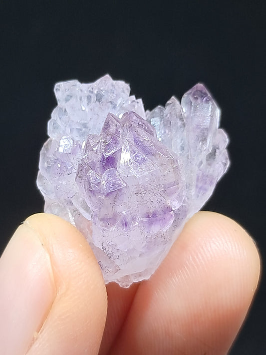 Amatista Elestial (Karur), piedra natural | Ejemplar mineral n.° KA100