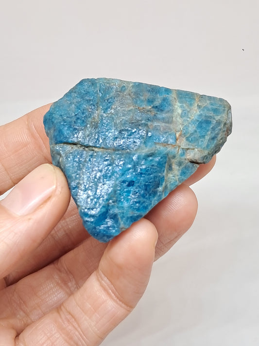 Piedra natural de apatita azul (Madagascar) n.° AP1