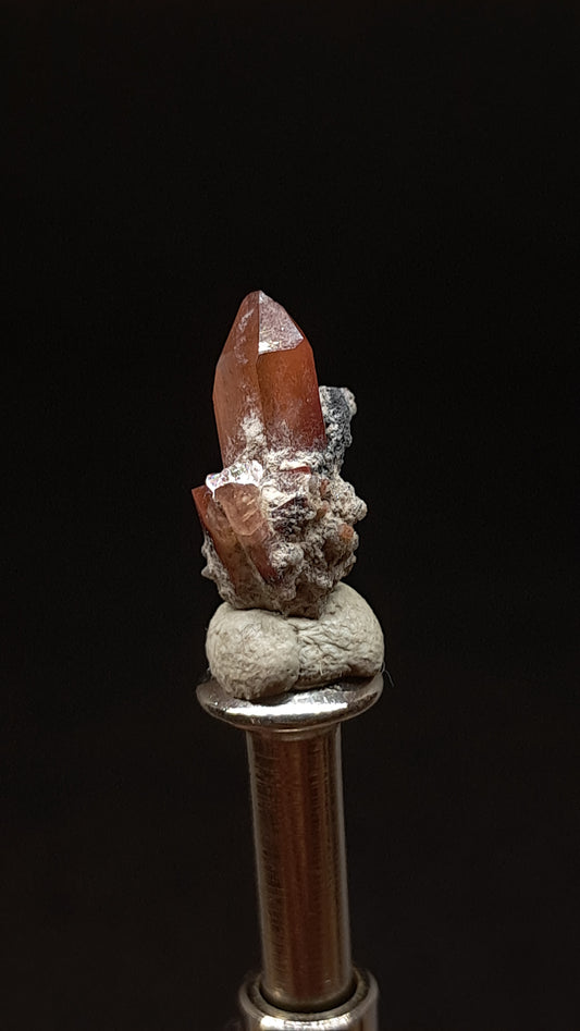 Natural Topaz Crystal (Mexico) Red-Orange Colour | Rare Gemstone | Mineral Specimen #TPZ33