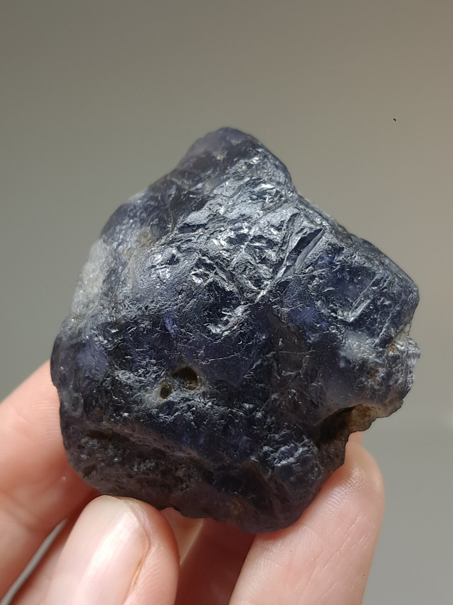 Rough Iolite Stone (Karur) *Gem Quality* Cordierite | Excelent Pleochroism | Mineral Specimen #IO1
