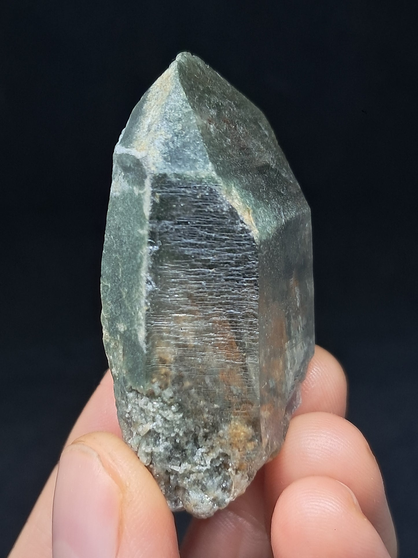 Chlorite Phantom Quartz (Kullu) Natural Point | Garden Chamanic Crystal #CQ74