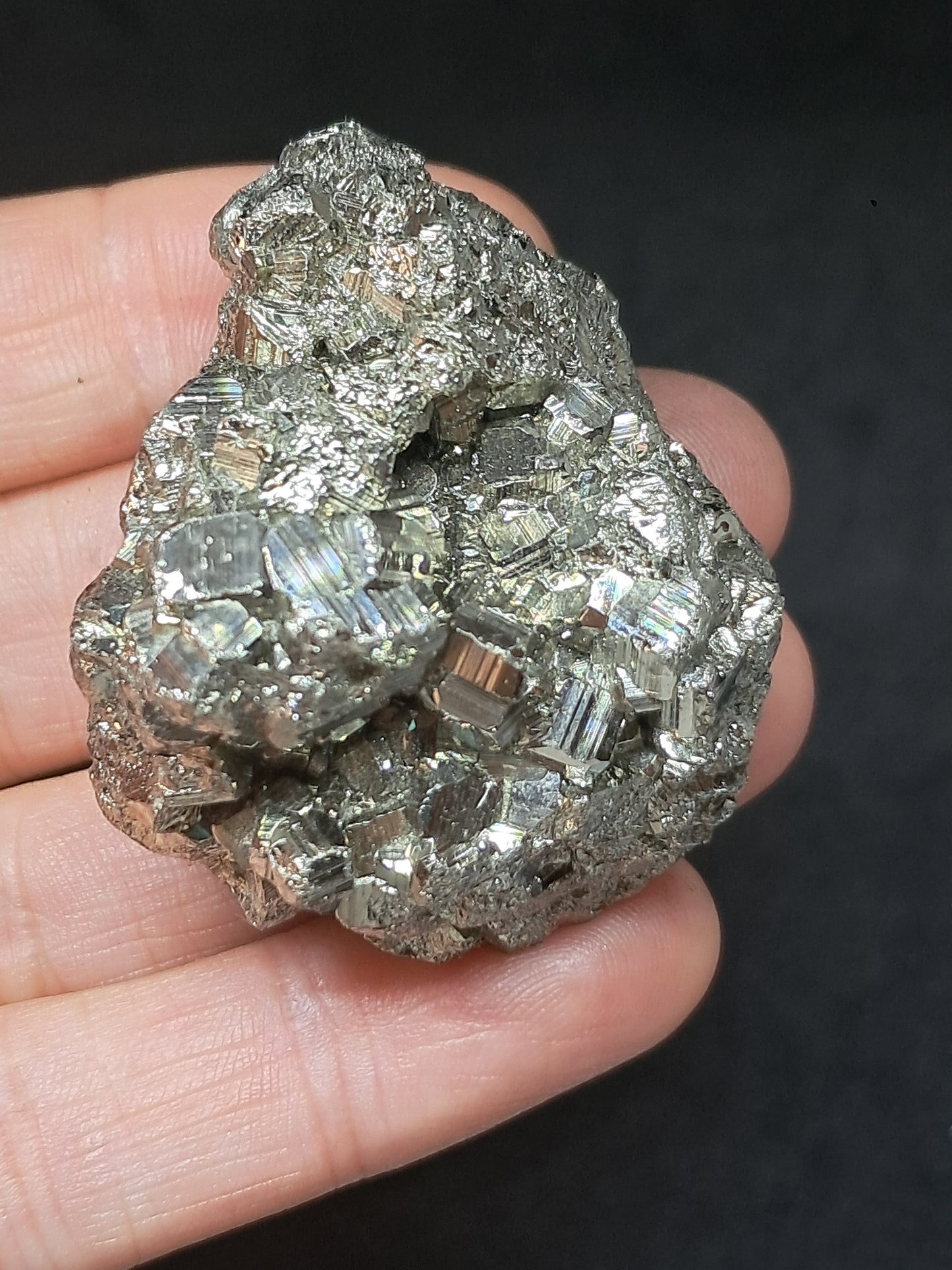 Pirita en Bruto (Perú) Drusa Natural | Muestra Mineral | Rocas y Cristales #PR24
