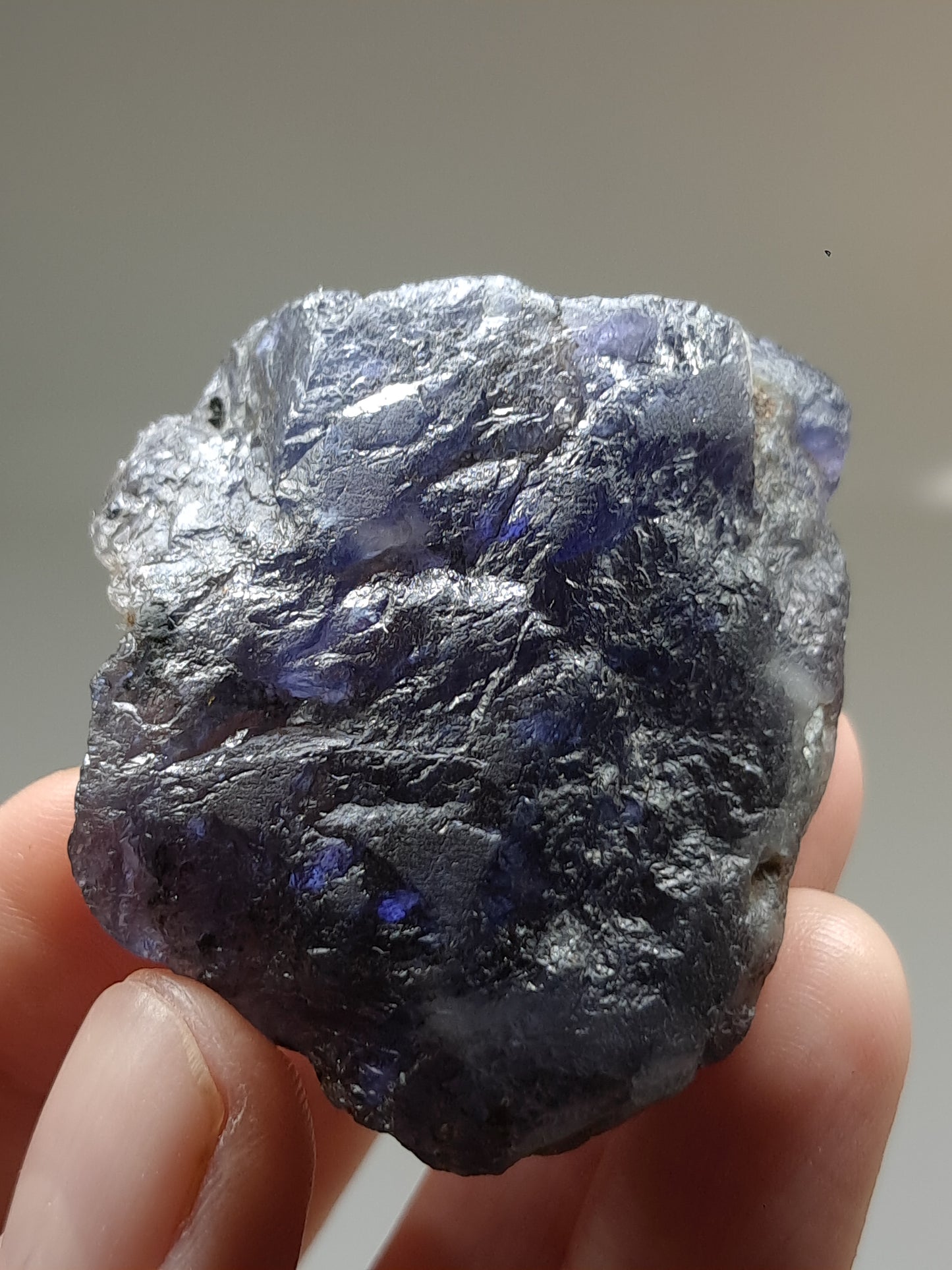 Rough Iolite Stone (Karur) *Gem Quality* Cordierite | Excelent Pleochroism | Mineral Specimen #IO1