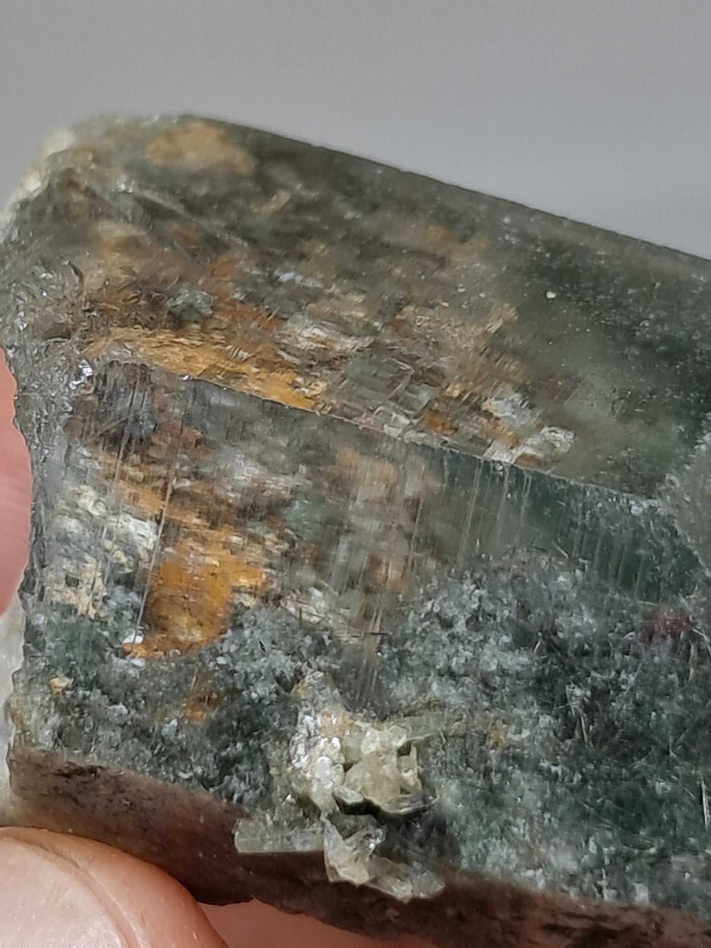 Chlorite Phantom Quartz (Kullu) Natural Point | Garden Chamanic Crystal #CQ74