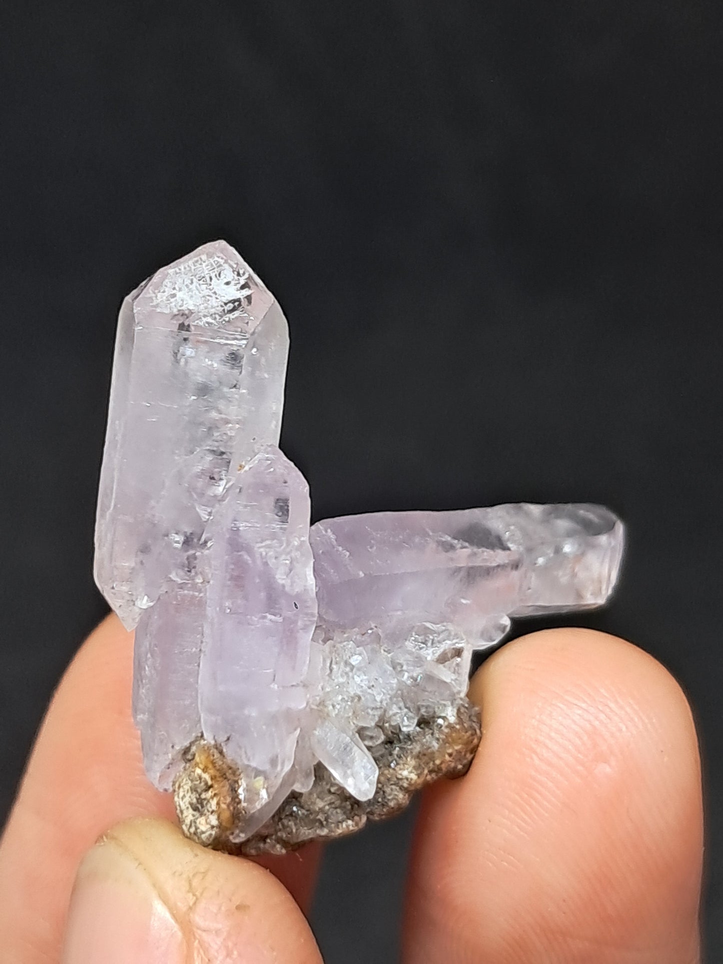 Veracruz Amethyst Scepter Crystals on Matrix (Mexico) | Natural Cluster | Mineral Specimen #VA27