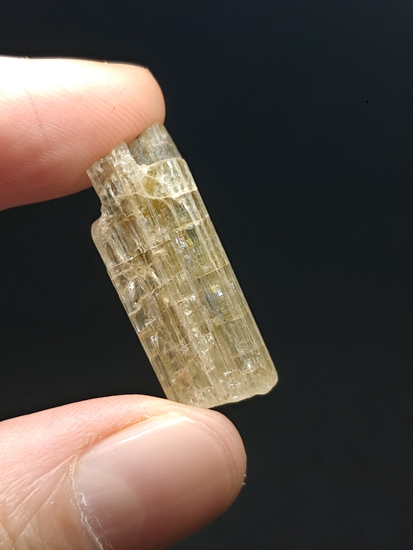 Fluorescent Scapolite Natural Crystal (Karur) UV Reactive | Rough Stone | Mineral Specimen #SCP14