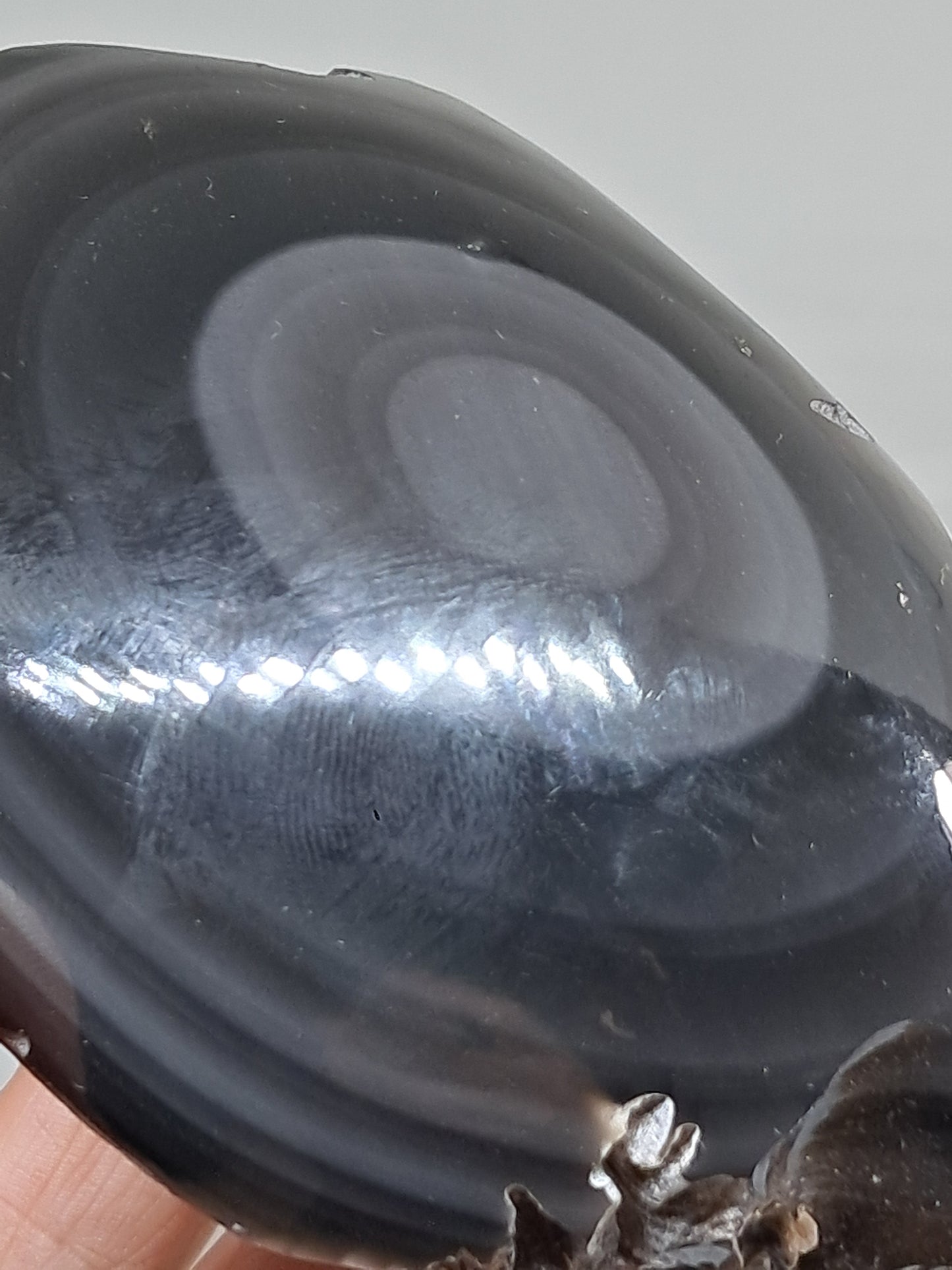 Rainbow Obsidian (Mexico) Natural Stone | Half Polished Half Rough #RO7