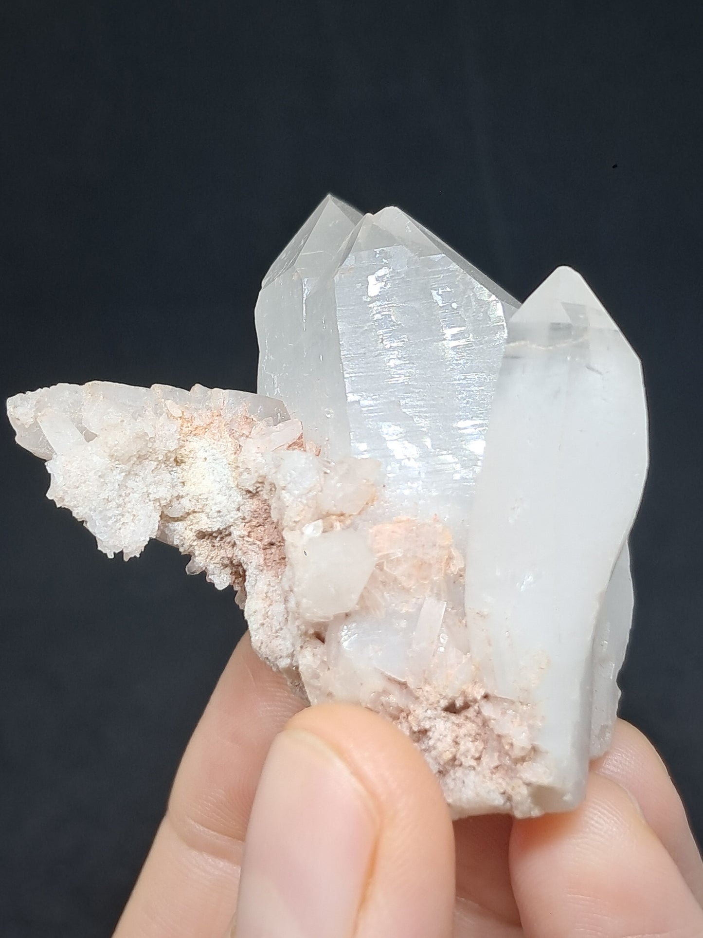 Quartz Cluster with White Chlorite (Himachal Pradesh) | Natural Stone | Crystal #CH43